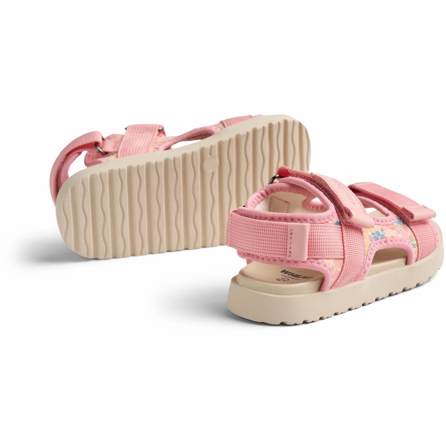 Wheat Multi Flowers Sandal Mandy Living Wear