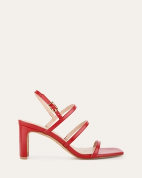 Nix Mid Heel Sandals Salsa Leather Modern Casuals Shape Your Day