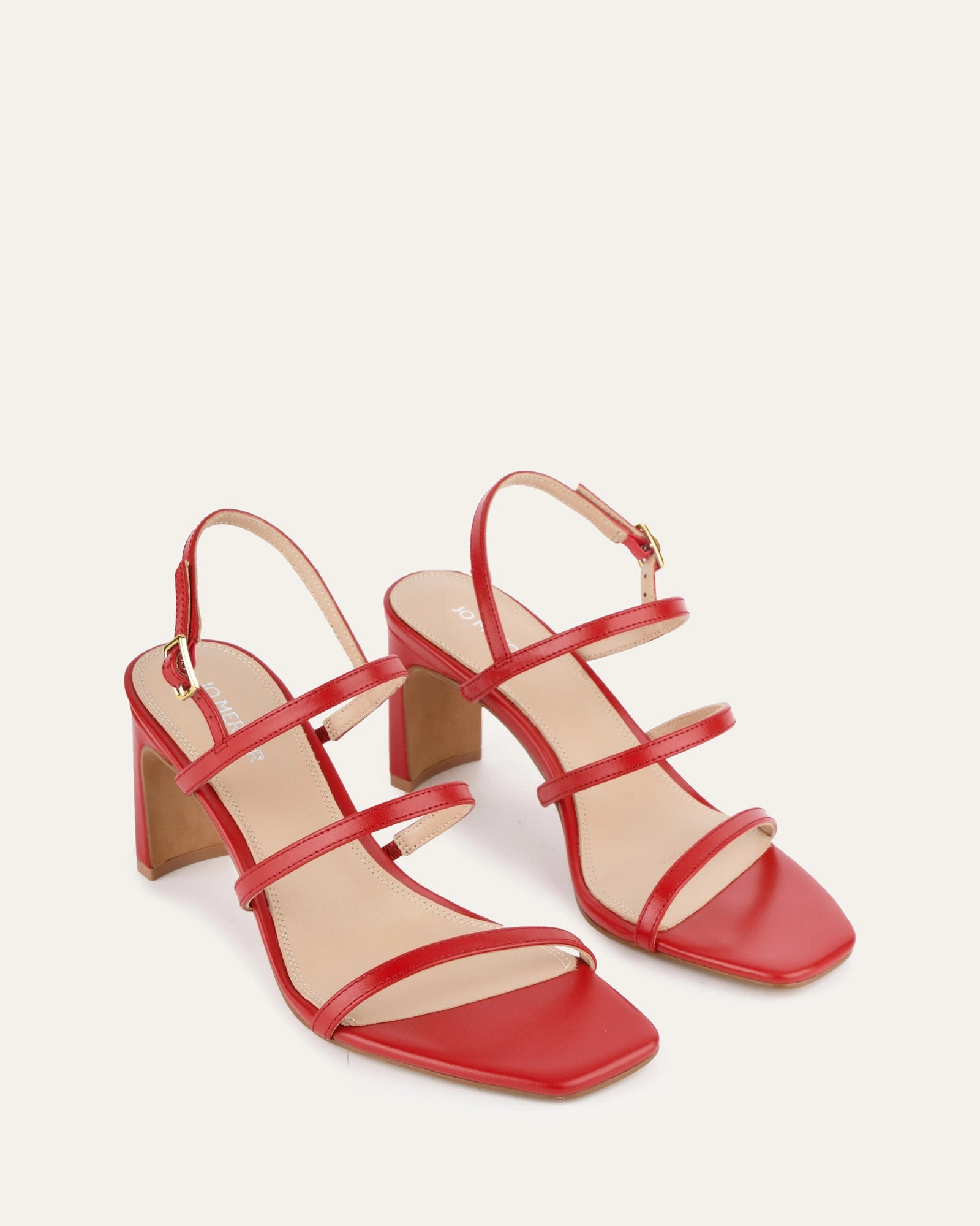Core Style System Bold Comfort Nix Mid Heel Sandals Salsa Leather