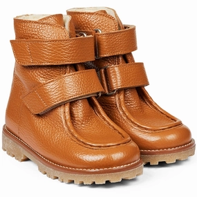 Purpose-Ready Streamline-Ready Angulus Mid-Cut Sneaker With Velcro Caramel