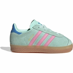 Your Livewear Your New Core Adidas Originals Clear Mint/Bliss Pink/Bright Blue Gazelle Cf El I Sneakers