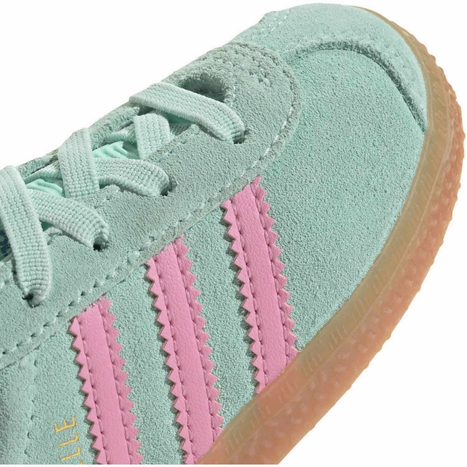 Pulse Of The City Urban Lifestyle Adidas Originals Clear Mint/Bliss Pink/Bright Blue Gazelle Cf El I Sneakers