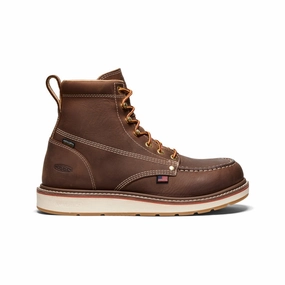 Men'S Liberty 6" Waterproof Boot (Carbon Toe)  |  Chestnut/Gum Unisex Energy Refined And Raw