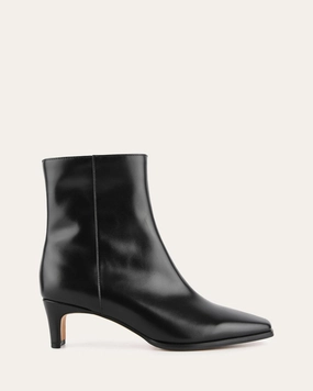 Otis Mid Ankle Boots Black Leather Conscious Form Seamless City