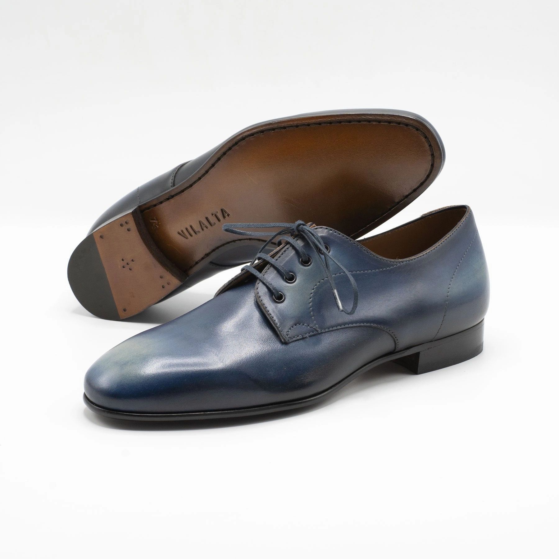 Pablo Derby - Washed Indigo Semi Unlined Core-Centric