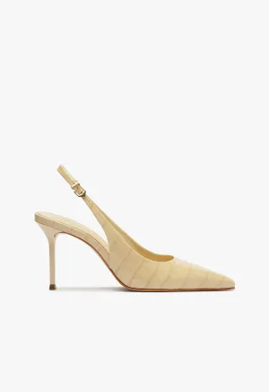 Living In Style Rhythm-Based Wear Paola High Stiletto Beige Pump