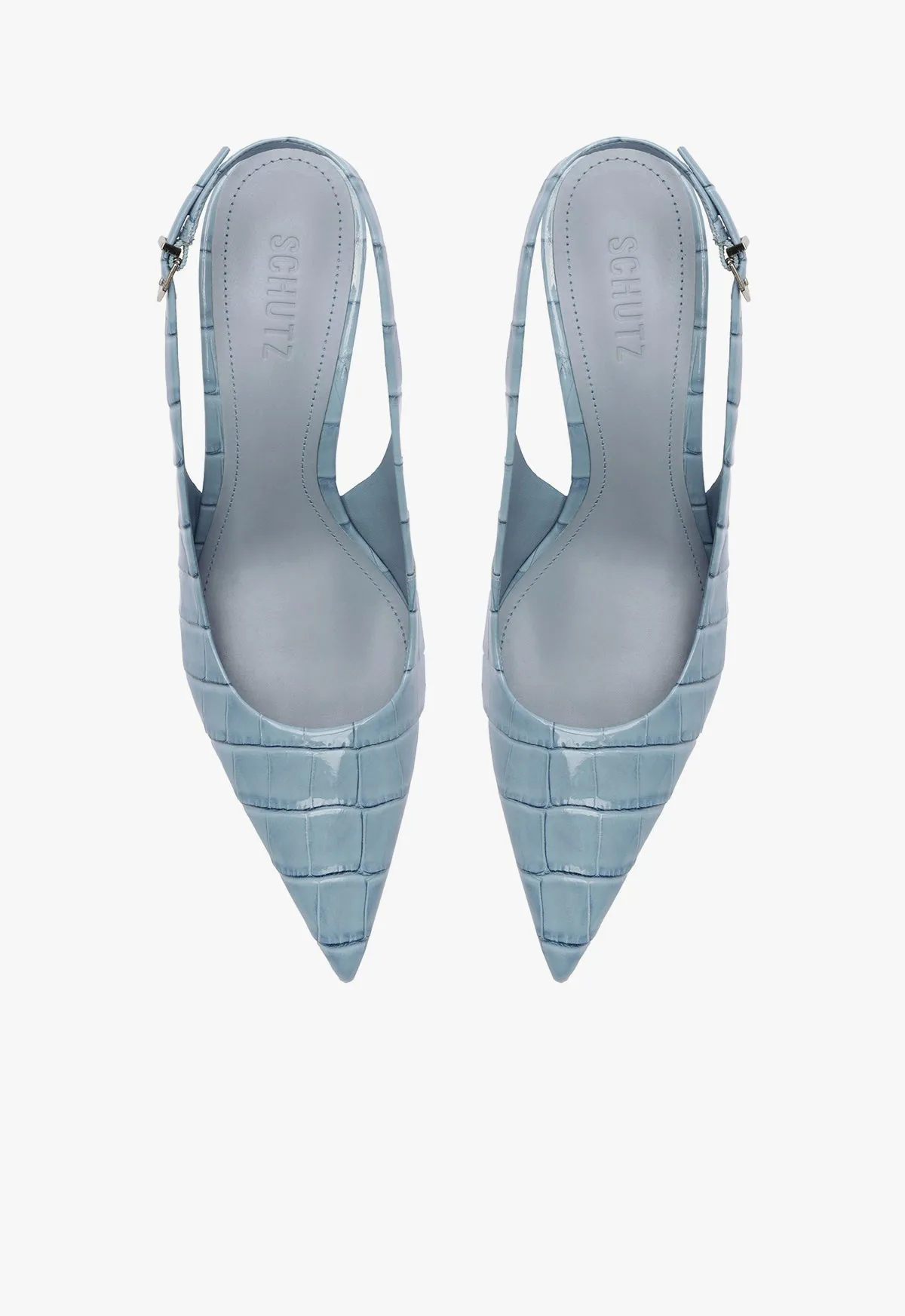 Paola High Stiletto Blue Pump Everyday Function Clean-Styled