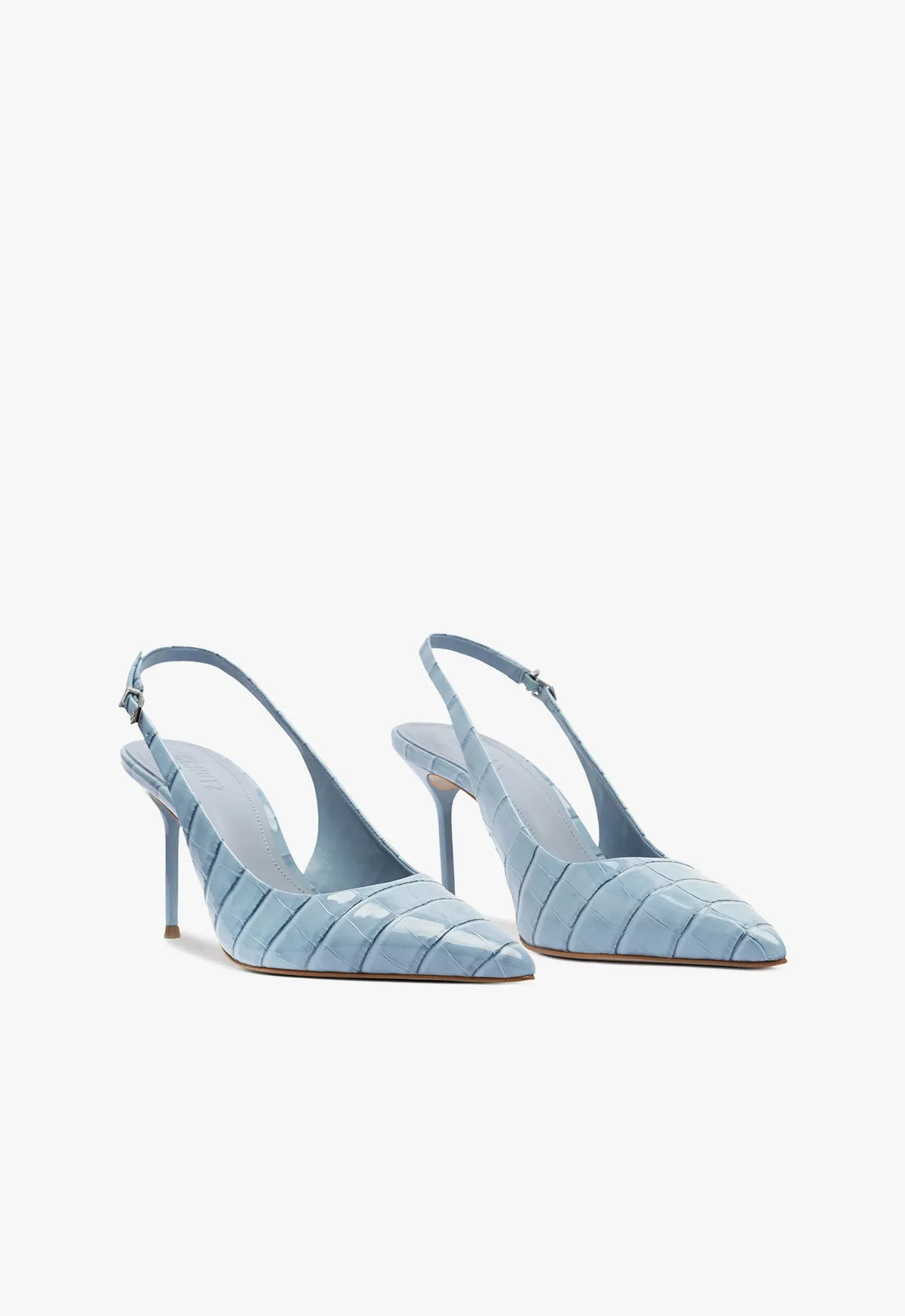 Paola High Stiletto Blue Pump Comfort Redefined