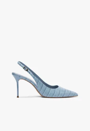 Streamline-Ready Paola High Stiletto Blue Pump