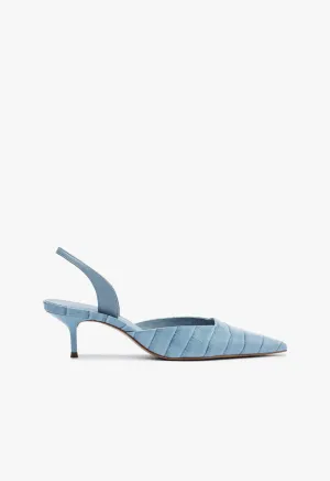 Style Made Easy Built For Real Paola Mid Stiletto Blue Pump