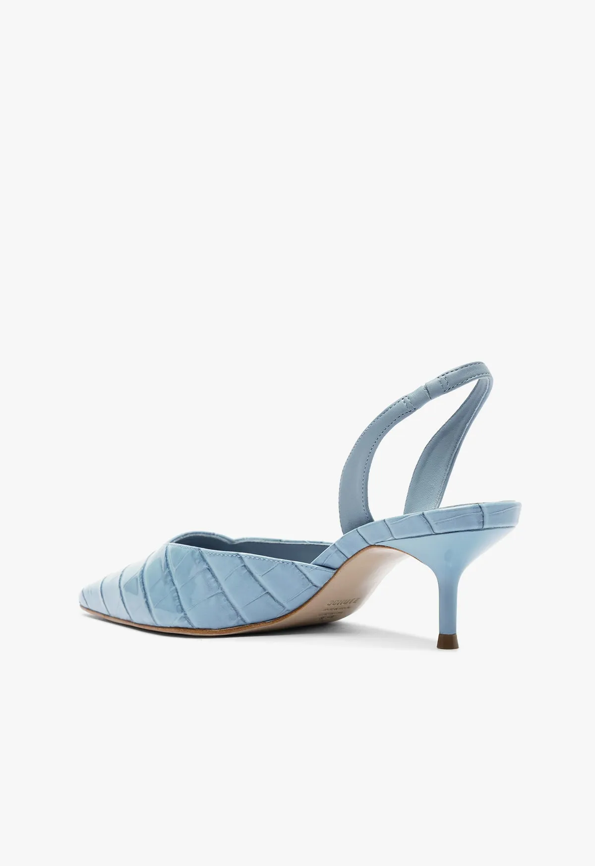 Paola Mid Stiletto Blue Pump Street Form