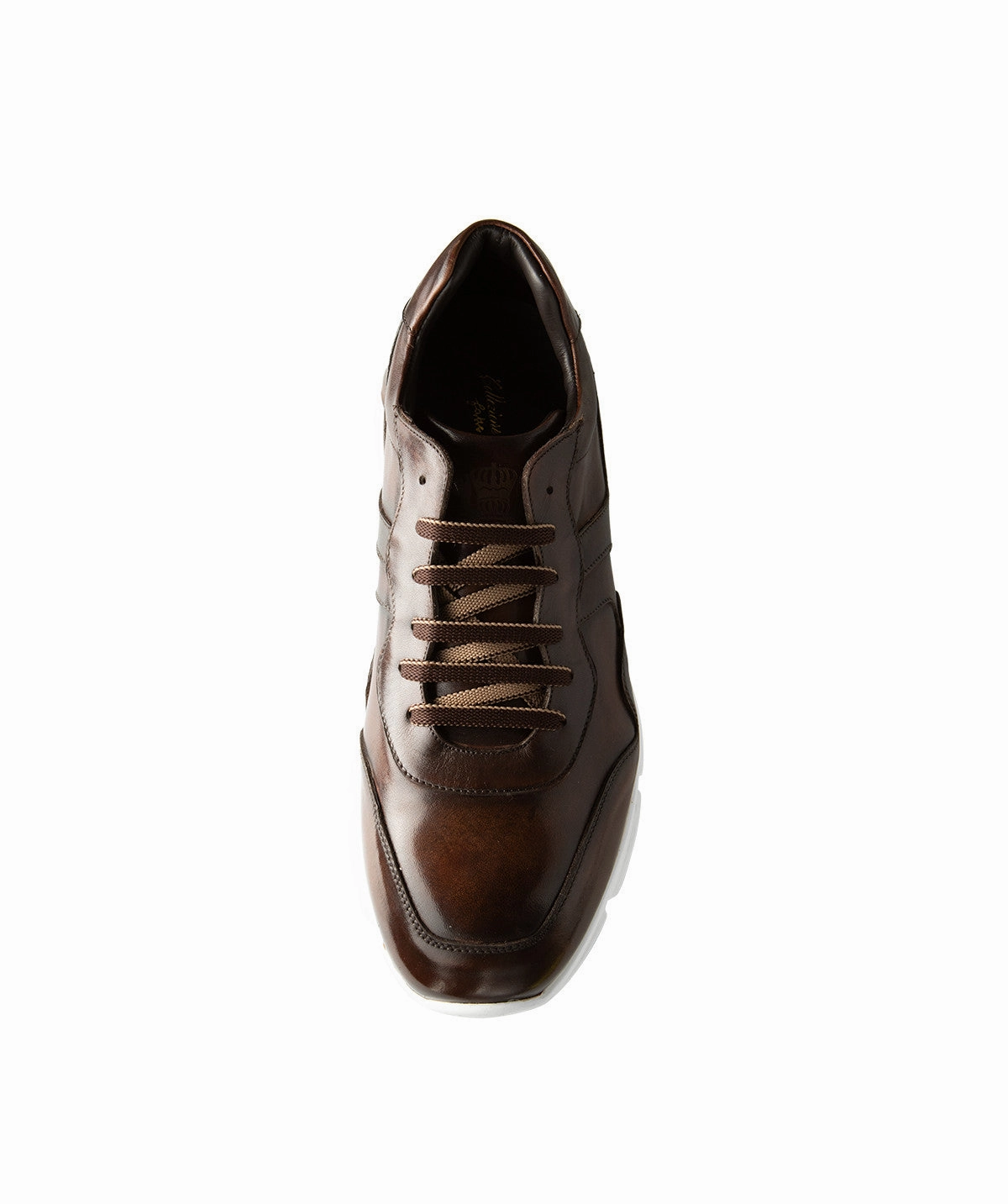 Paolo Patinated Brown Sneakers Day-Built Seasonal Updates