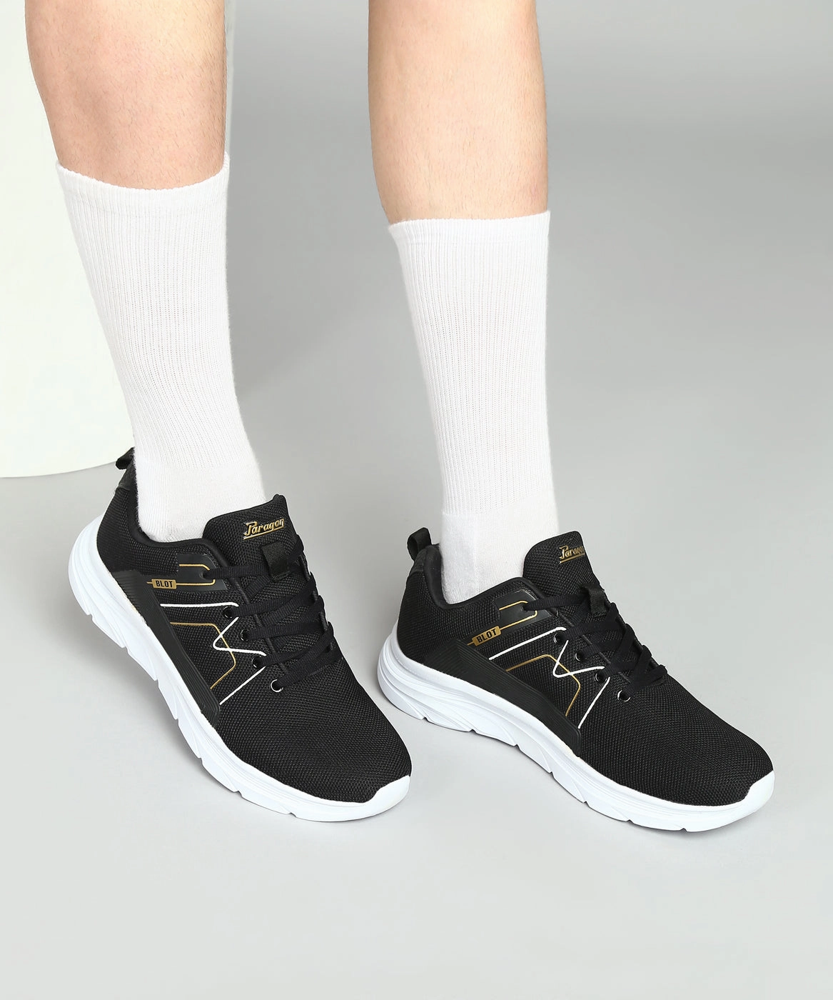 Updated Basics Paragon Blot K1208G Men Walking Cricket Gym Sports Breathable Comfortable Shoes For Men