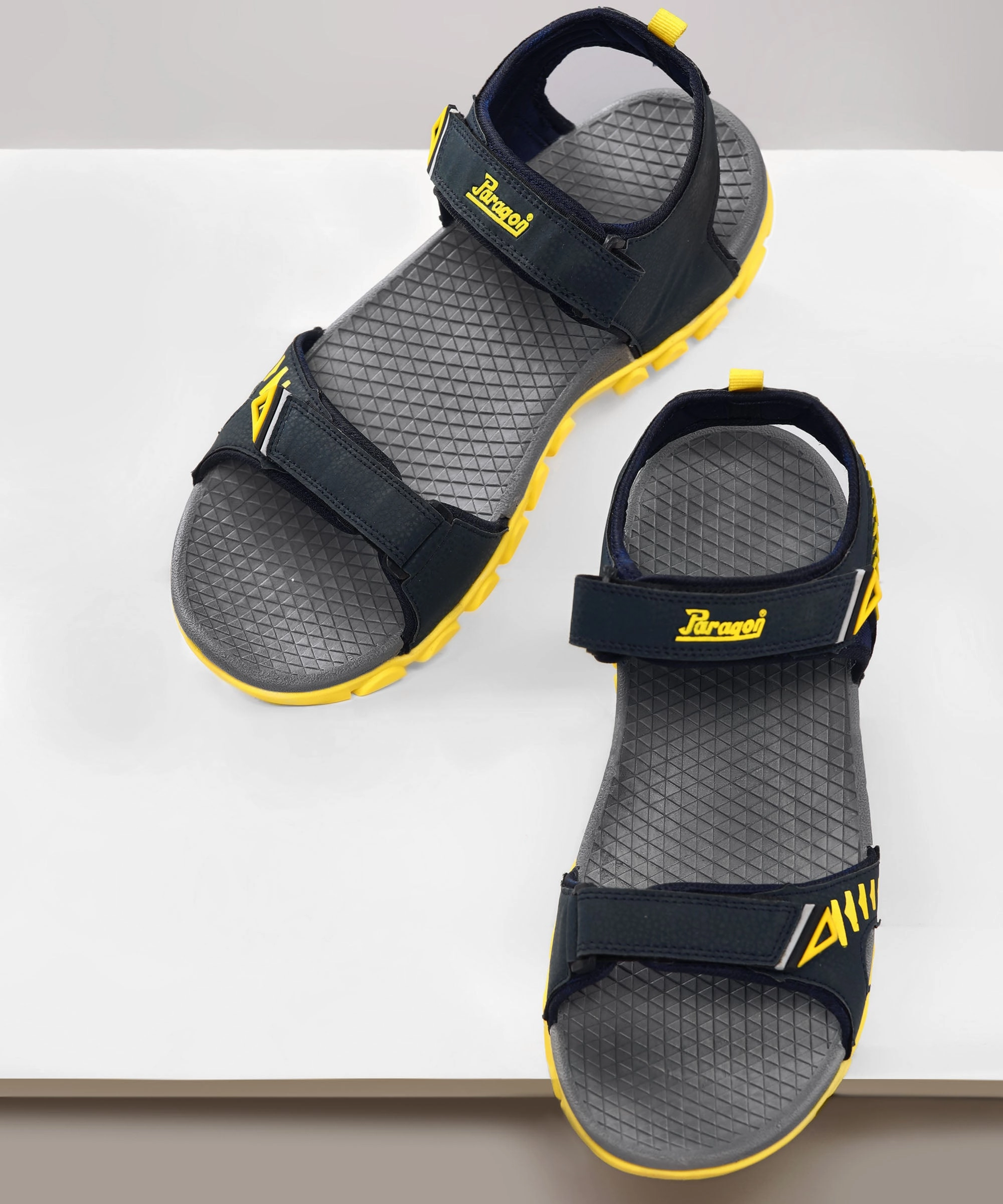 Layered Living Designed To Explore Paragon Blot K1424G Men Stylish Sandals | Comfortable Sandals For Daily Outdoor Use | Casual Formal Sandals With Cushioned Soles