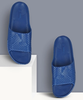 Seamless Transitions Paragon Evk10924G Men'S Waterproof Blue Sliders With Comfortable Sole
