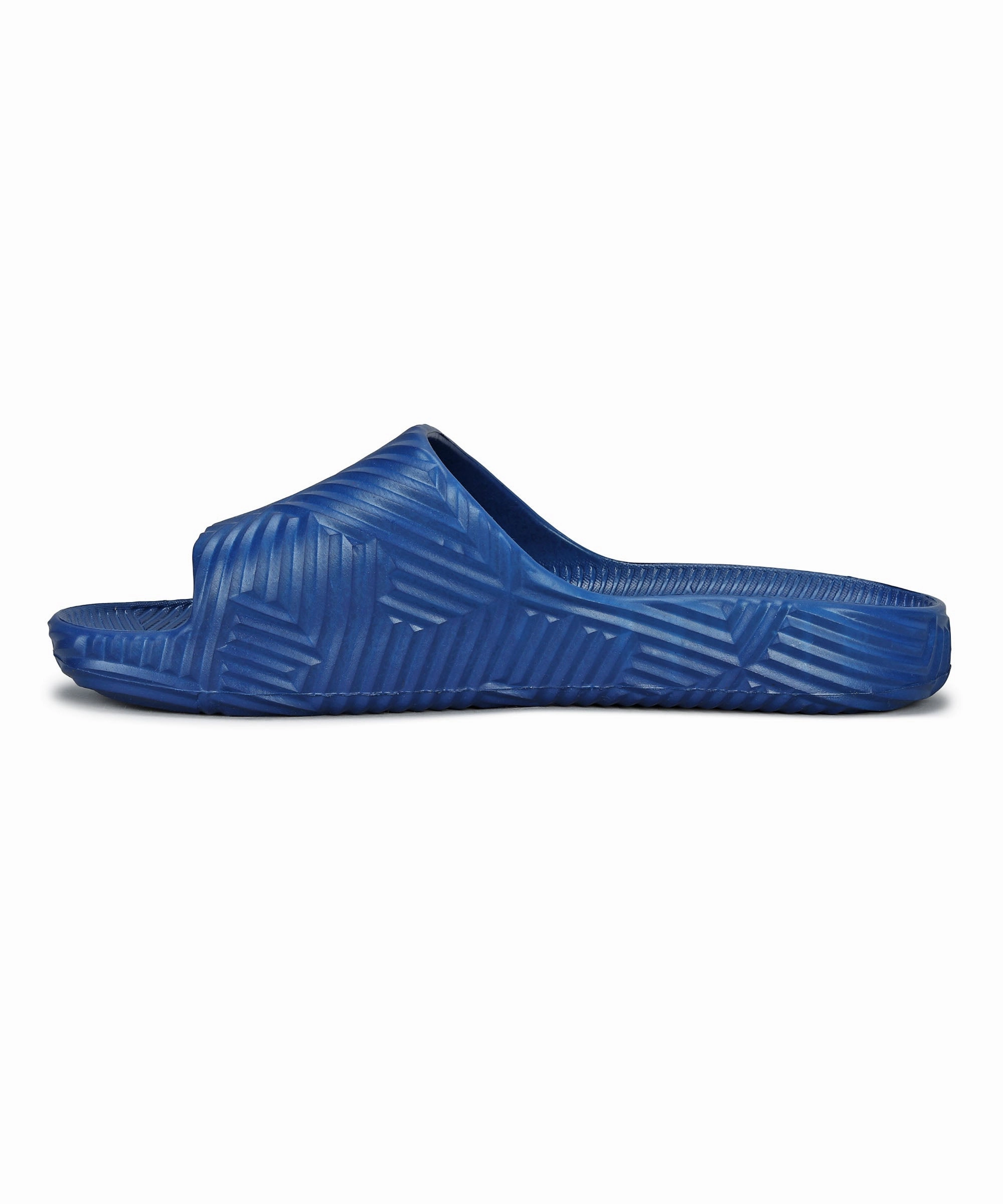 Engineered Casual Paragon Evk10924G Men'S Waterproof Blue Sliders With Comfortable Sole