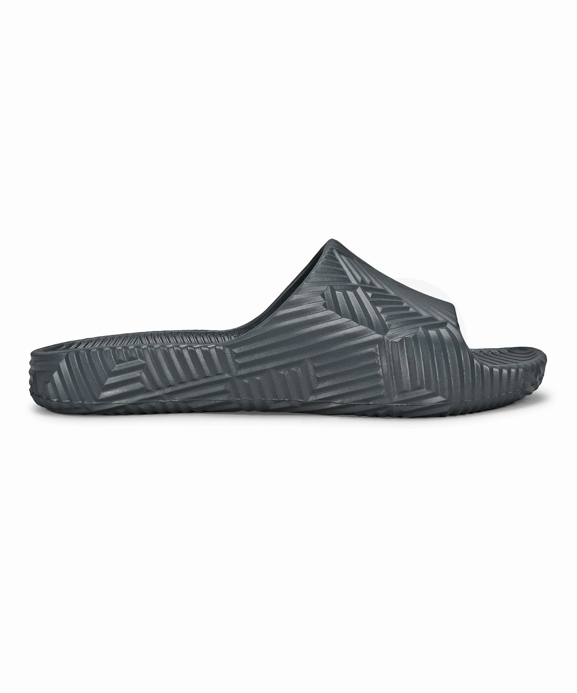 Paragon Evk10924G Men'S Waterproof Grey Sliders With Comfortable Sole Functional Calm Multi-Wear Outfit
