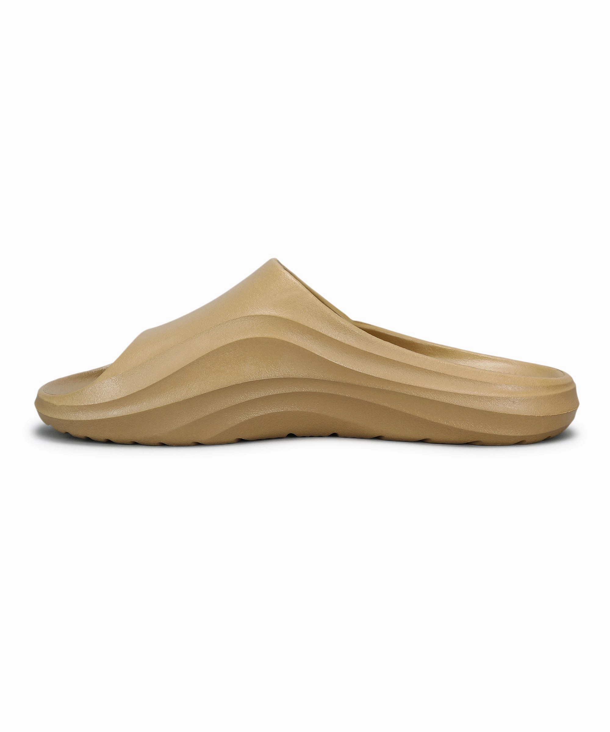 Paragon Evk10926G Men'S Waterproof Beige Sliders With Comfortable Sole Refined Structure Comfort In Layers