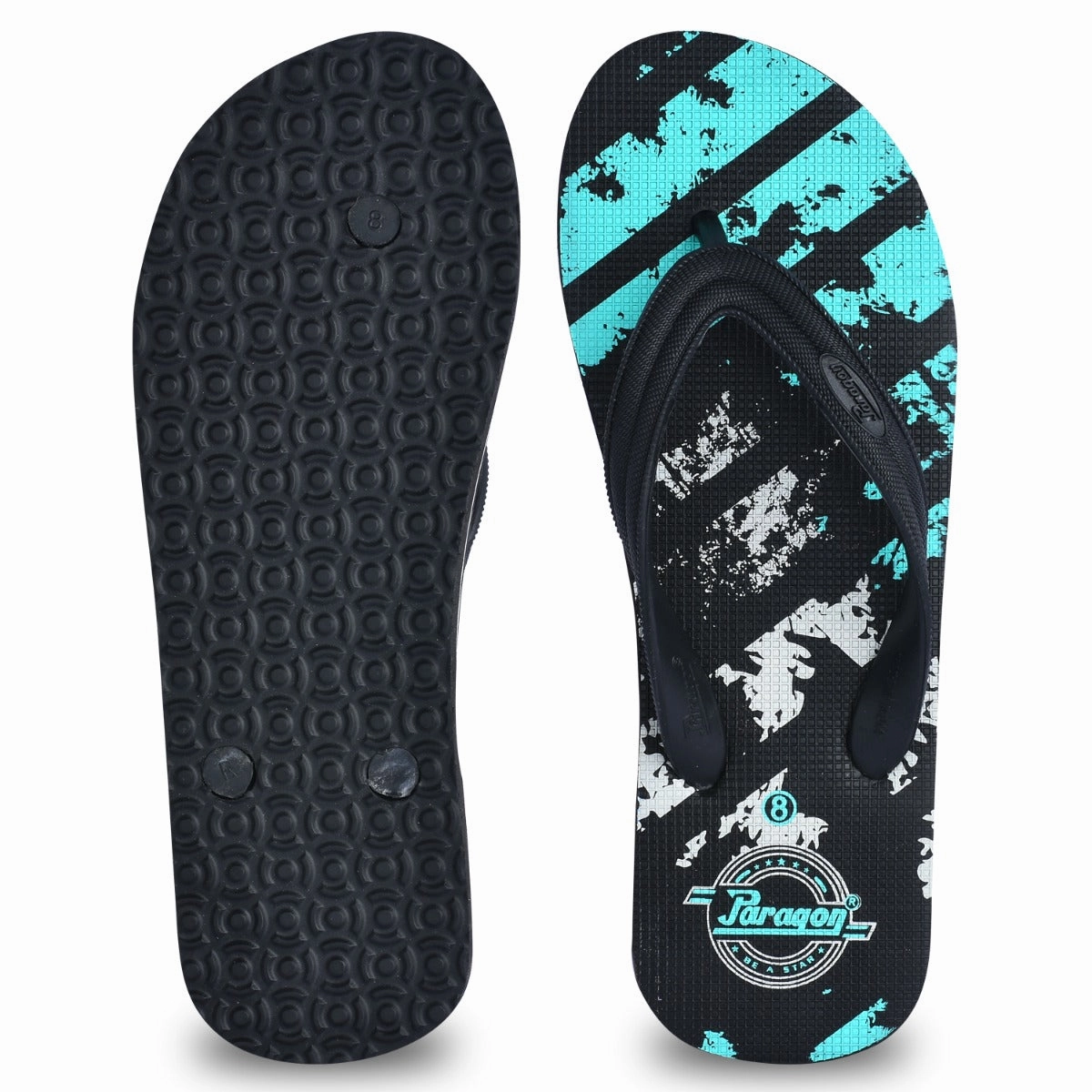 Paragon  Hwk3706G Men Stylish Lightweight Flipflops | Casual & Comfortable Daily-Wear Slippers For Indoor & Outdoor | For Everyday Use Rhythm Of Life