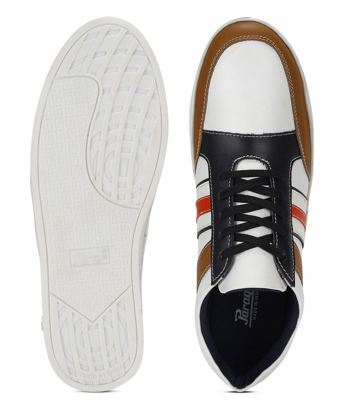 Paragon K1028G Men Casual Shoes | Stylish Walking Outdoor Shoes For Everyday Wear | Smart & Trendy Design  | Comfortable Cushioned Soles White Your New Core