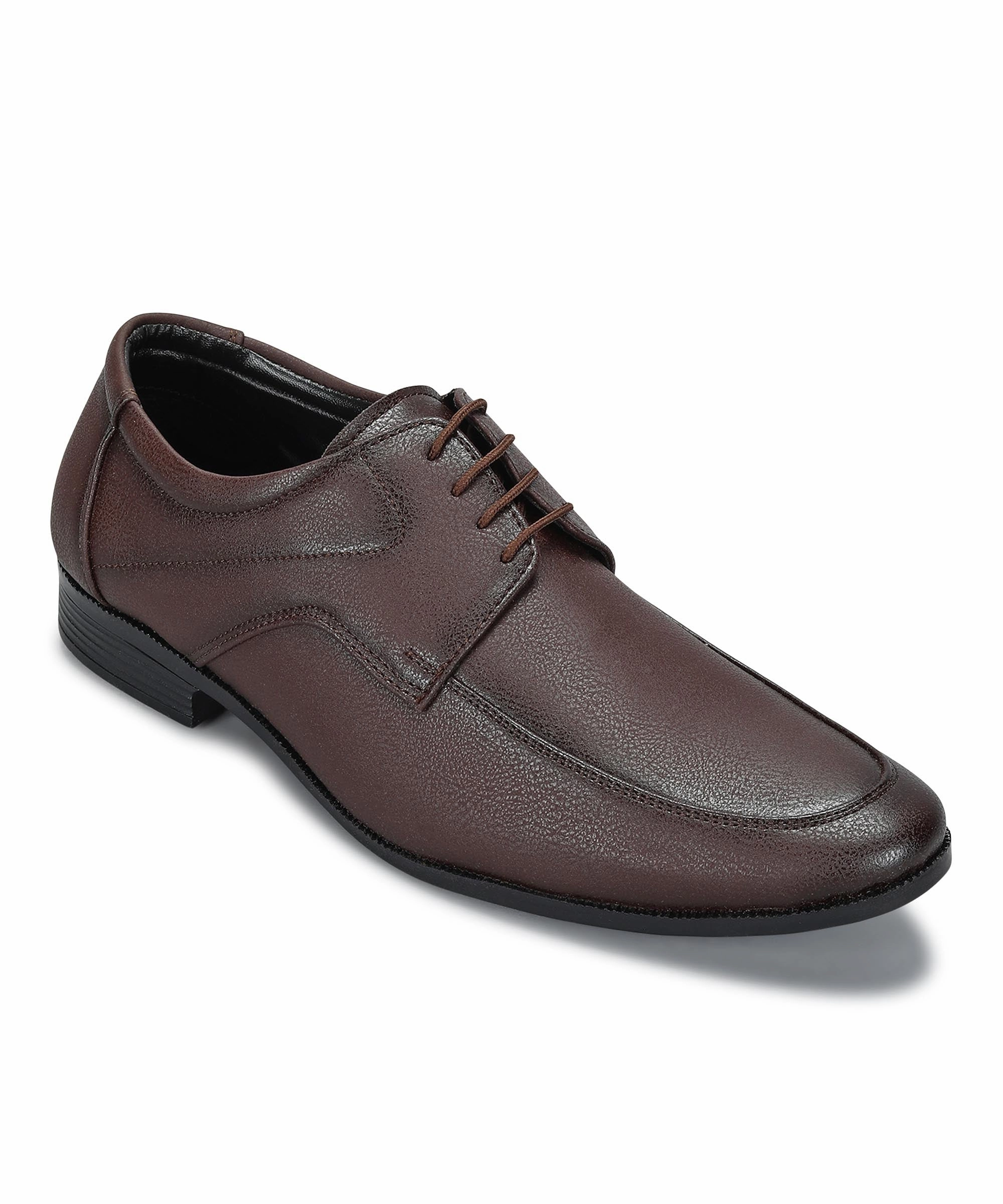 Paragon Men'S Brown Formal Shoes With Laces| Durable & Sturdy For Outdoor Wear Updated Rhythm Vibe-Proof