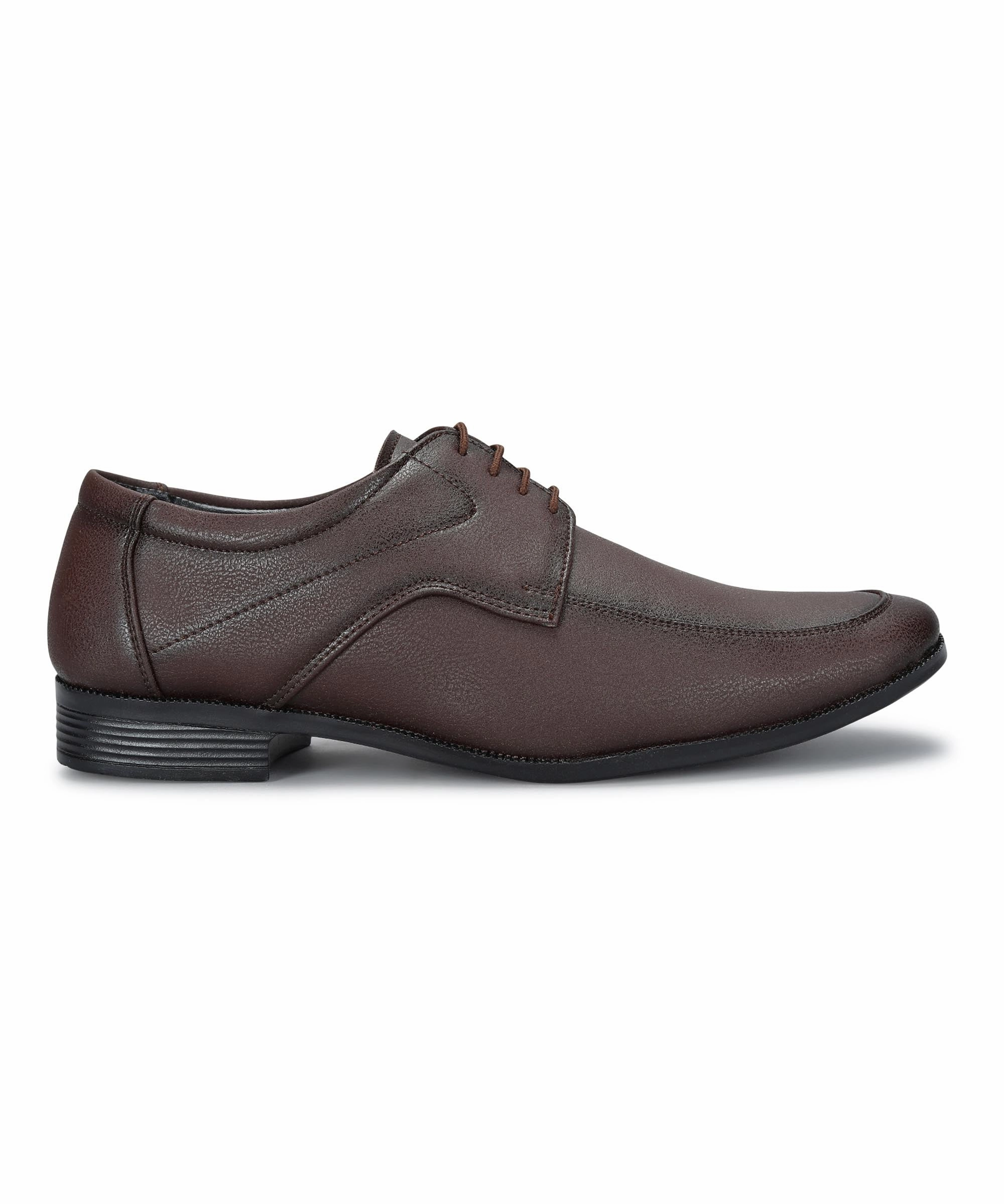 Paragon Men'S Brown Formal Shoes With Laces| Durable & Sturdy For Outdoor Wear Refined Fit Gear Design-First