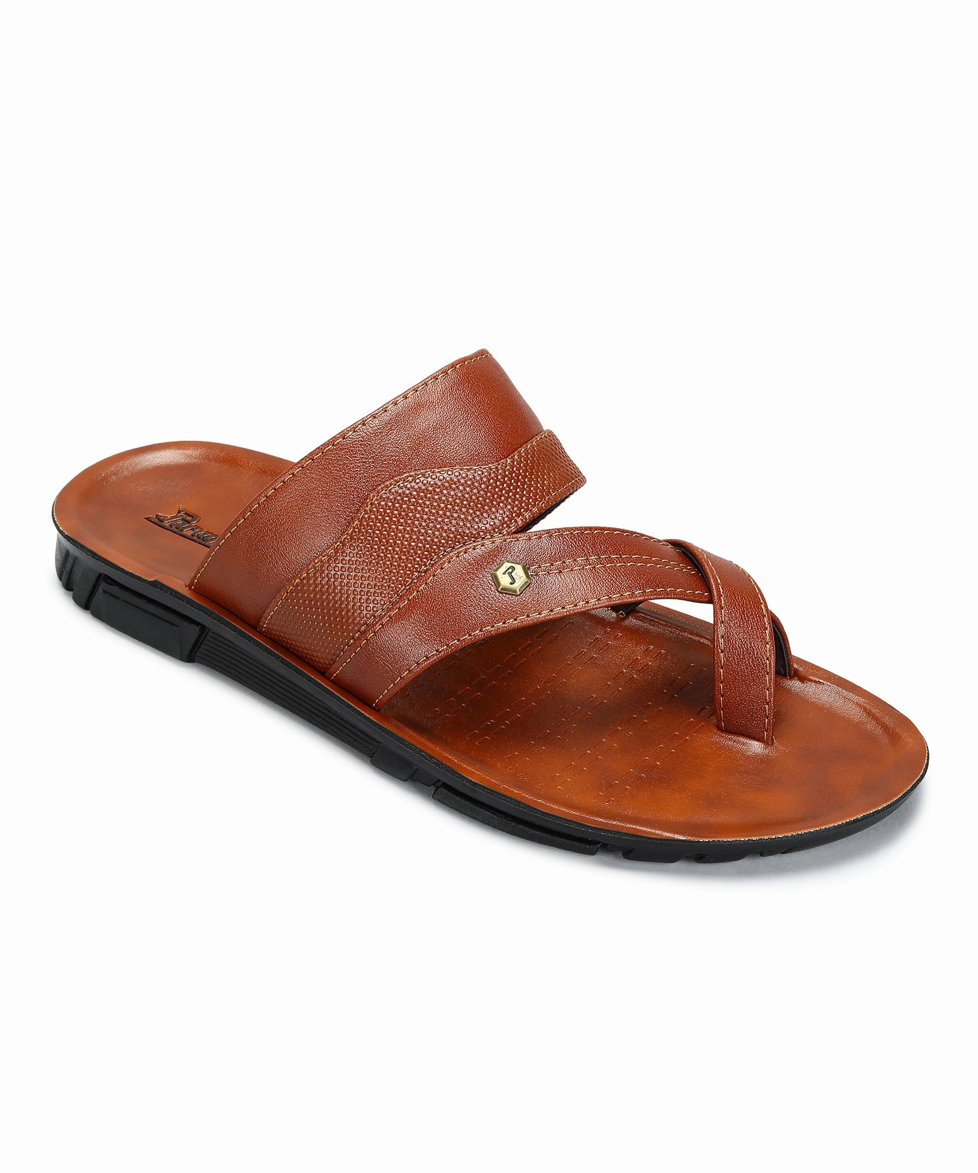 Future In Motion Paragon Men'S Slip-On Tan Sandals For Men | Comfortable Sole & Durable