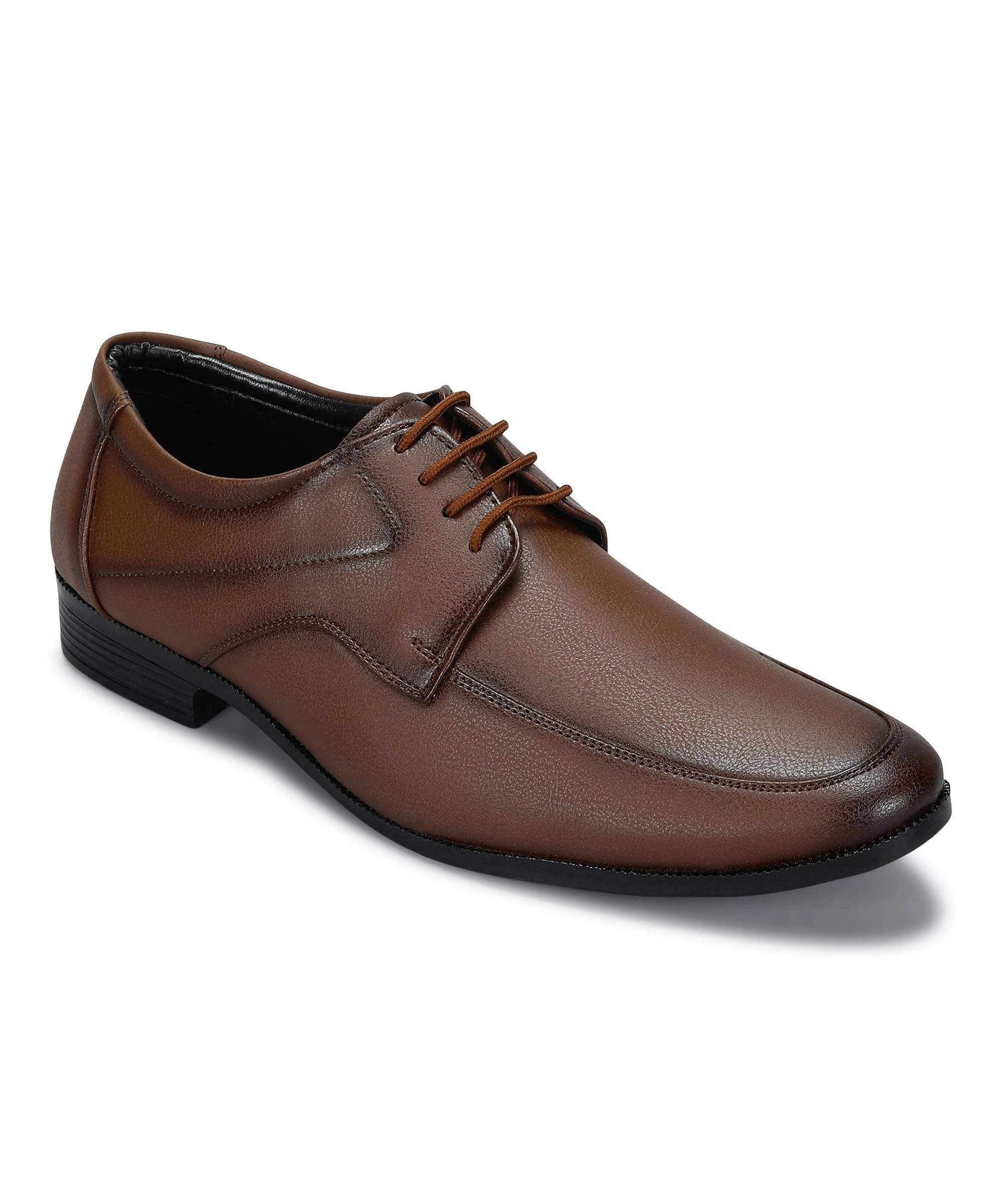Paragon Men'S Tan Formal Shoes With Laces| Durable & Sturdy For Outdoor Wear Rhythmic Fit Active-Inspired