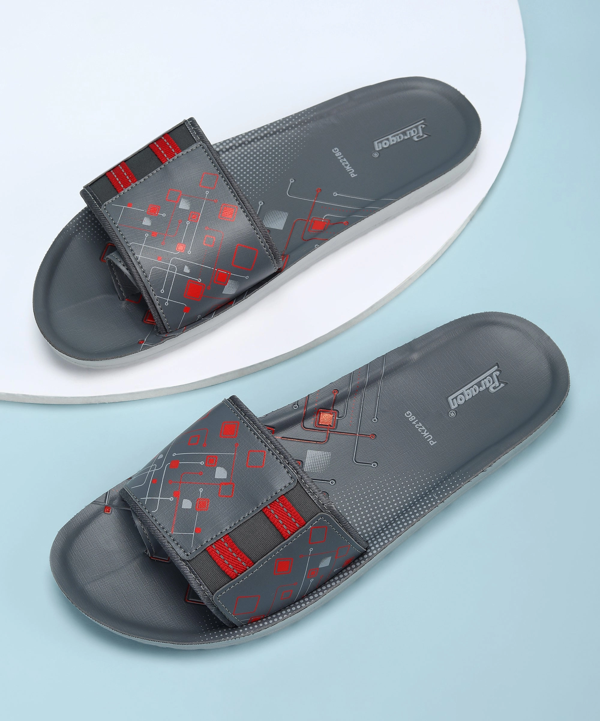 Paragon  Puk2218G Men Casual Sliders | Stylish Trendy Lightweight Slides | Casual & Comfortable Slippers | For Everyday Use Optimized Form