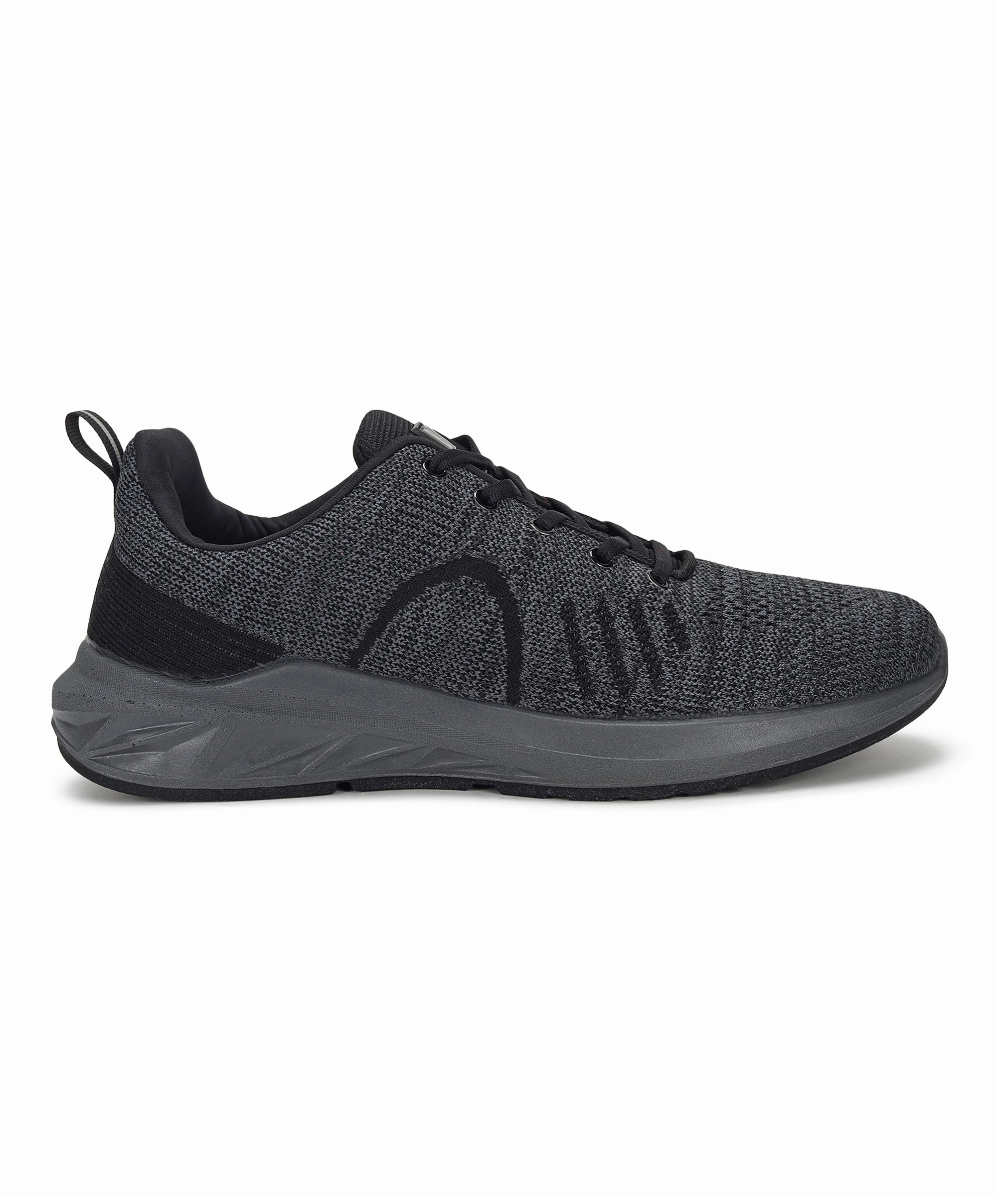 Elevated Layers Paragon Puk3502Gs Men Sports Shoes Walking Running Training Cricket Gym Shoes | Athletic | Comfortable Cushioned Sole | Daily Outdoor Use Black