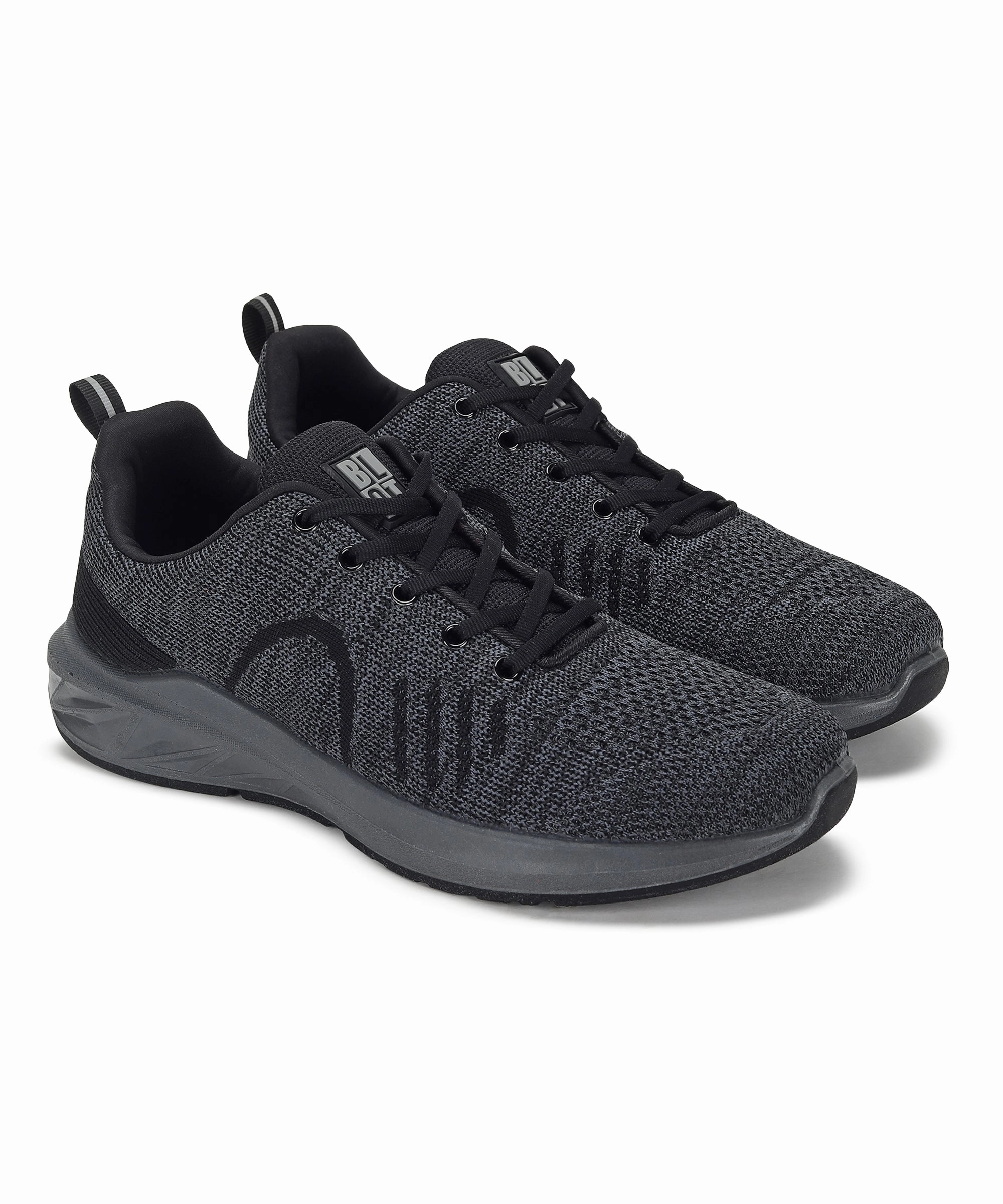 Paragon Puk3502Gs Men Sports Shoes Walking Running Training Cricket Gym Shoes | Athletic | Comfortable Cushioned Sole | Daily Outdoor Use Black Form In Action Your Flow Wear