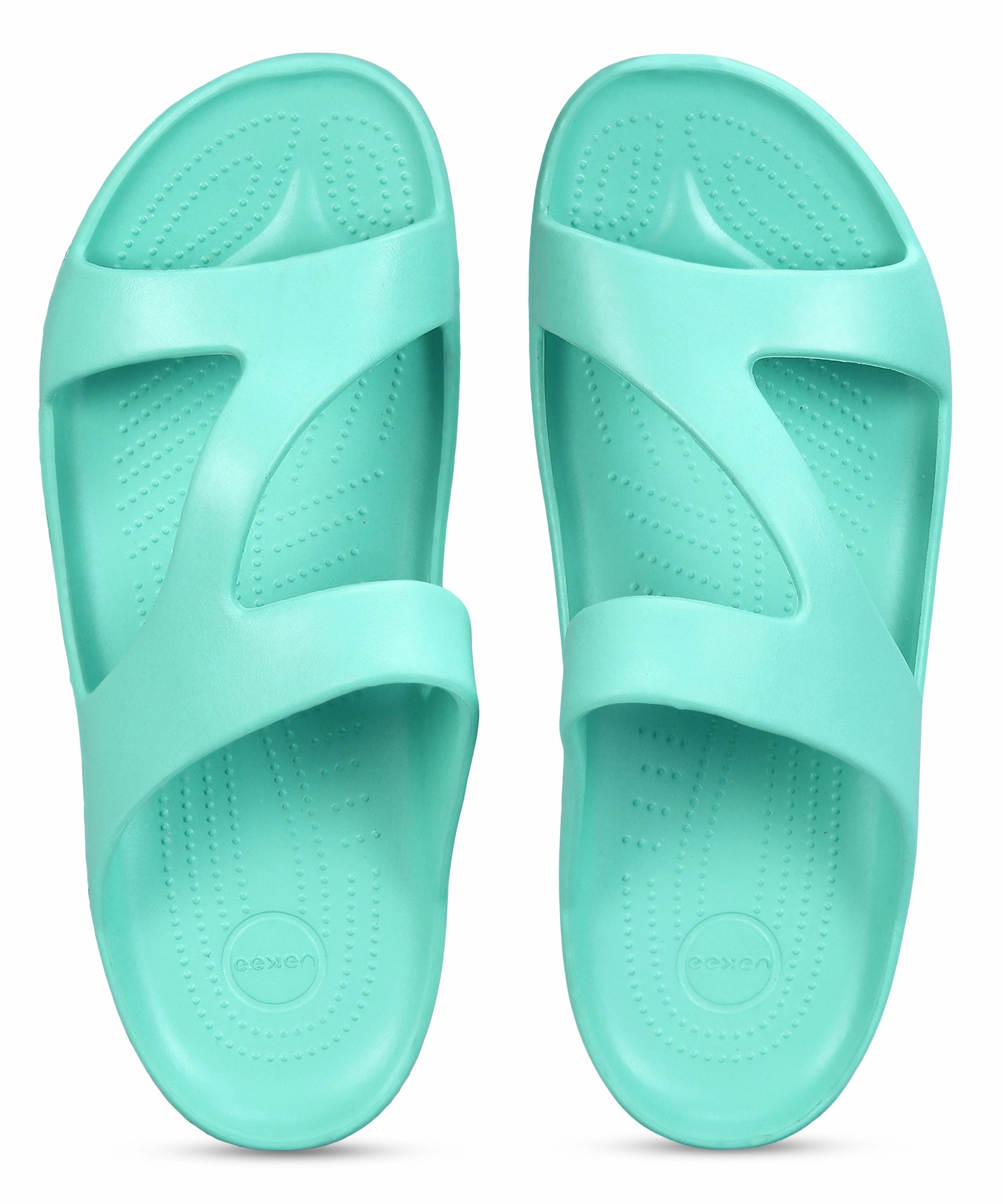 Design In Motion Paragon Women'S Lightweight, Washable And Durable Blue Slippers For Everyday Use