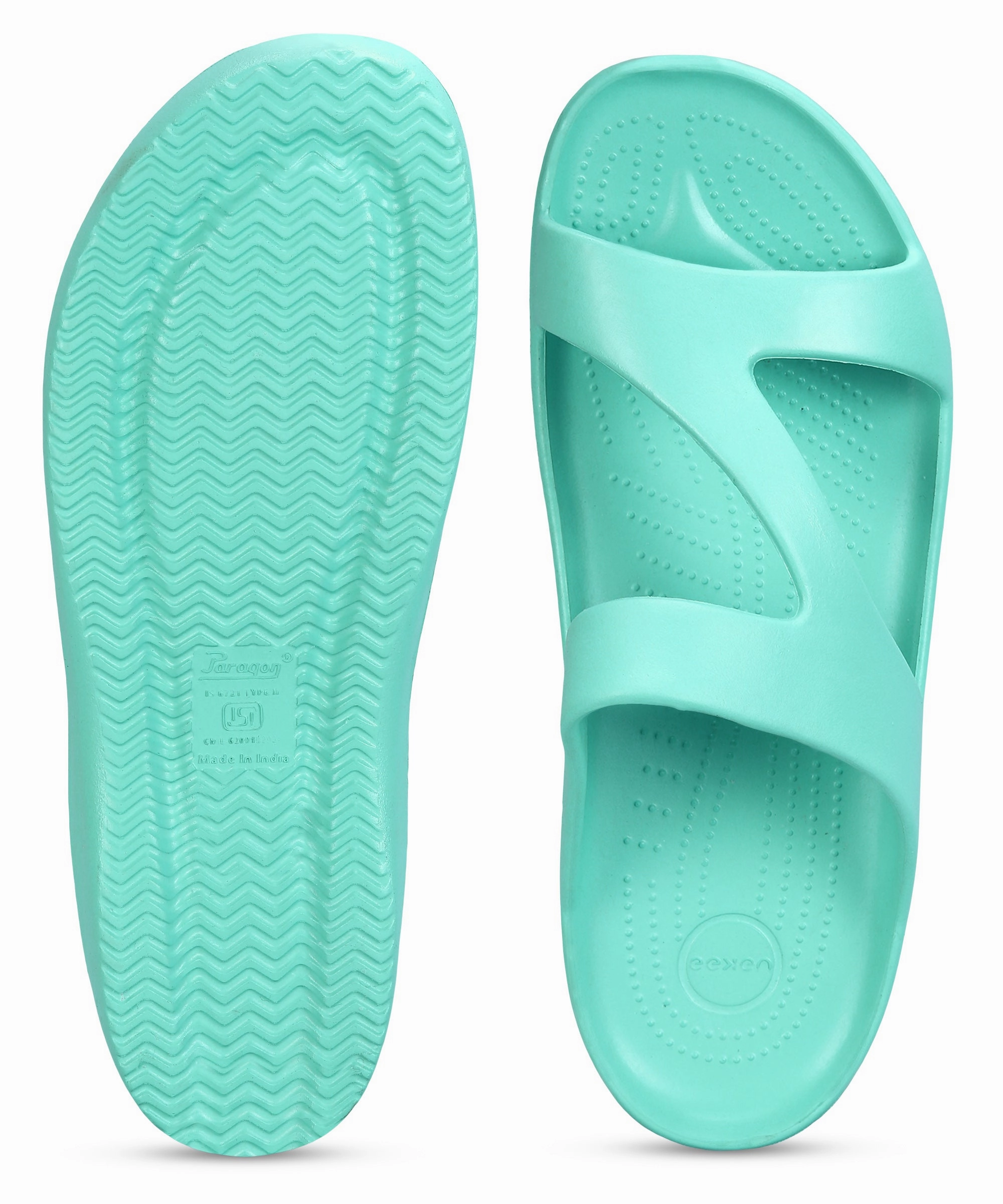 Curated Looks Integrated Cool Paragon Women'S Lightweight, Washable And Durable Blue Slippers For Everyday Use