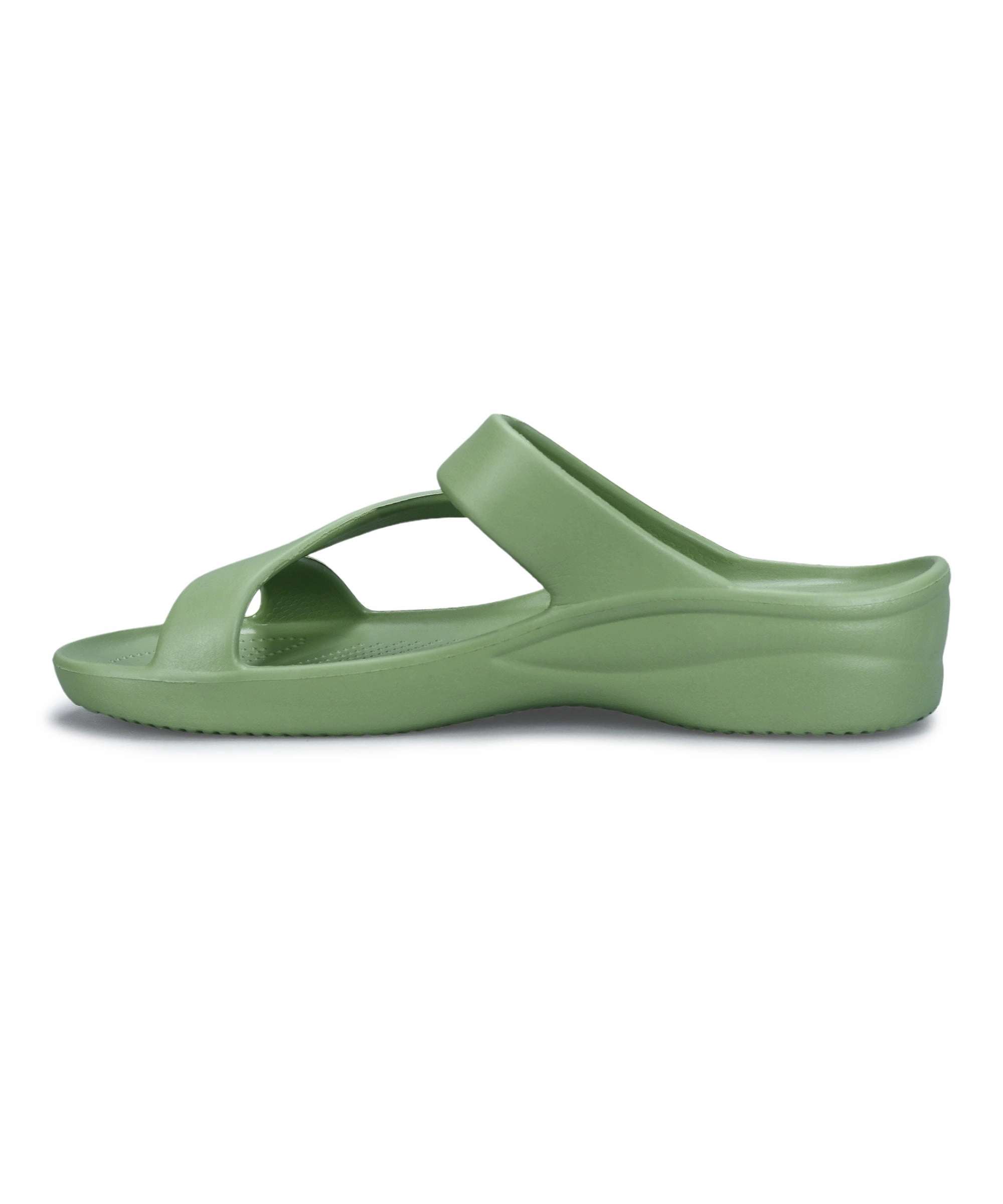 Paragon Women'S Lightweight, Washable And Durable Green Slippers For Everyday Use Open Utility Form Plus Function