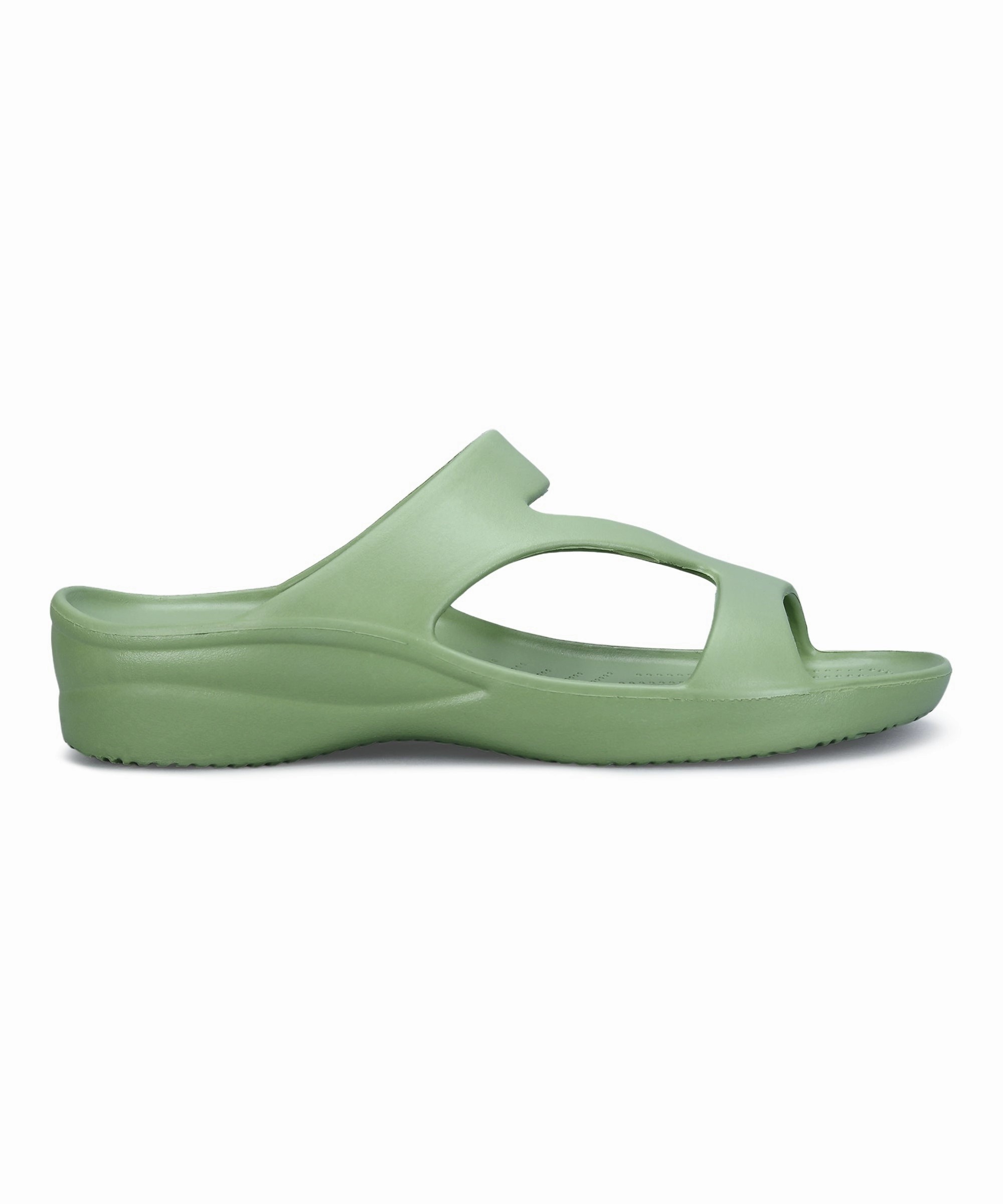 Paragon Women'S Lightweight, Washable And Durable Green Slippers For Everyday Use Flexible Form