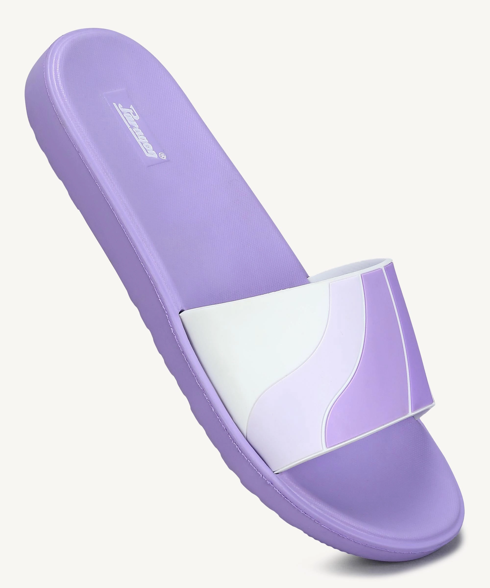 Paragon Women'S Purple Sliders With Cushioned Sole For Everyday Use Everyday Fresh Pure Function