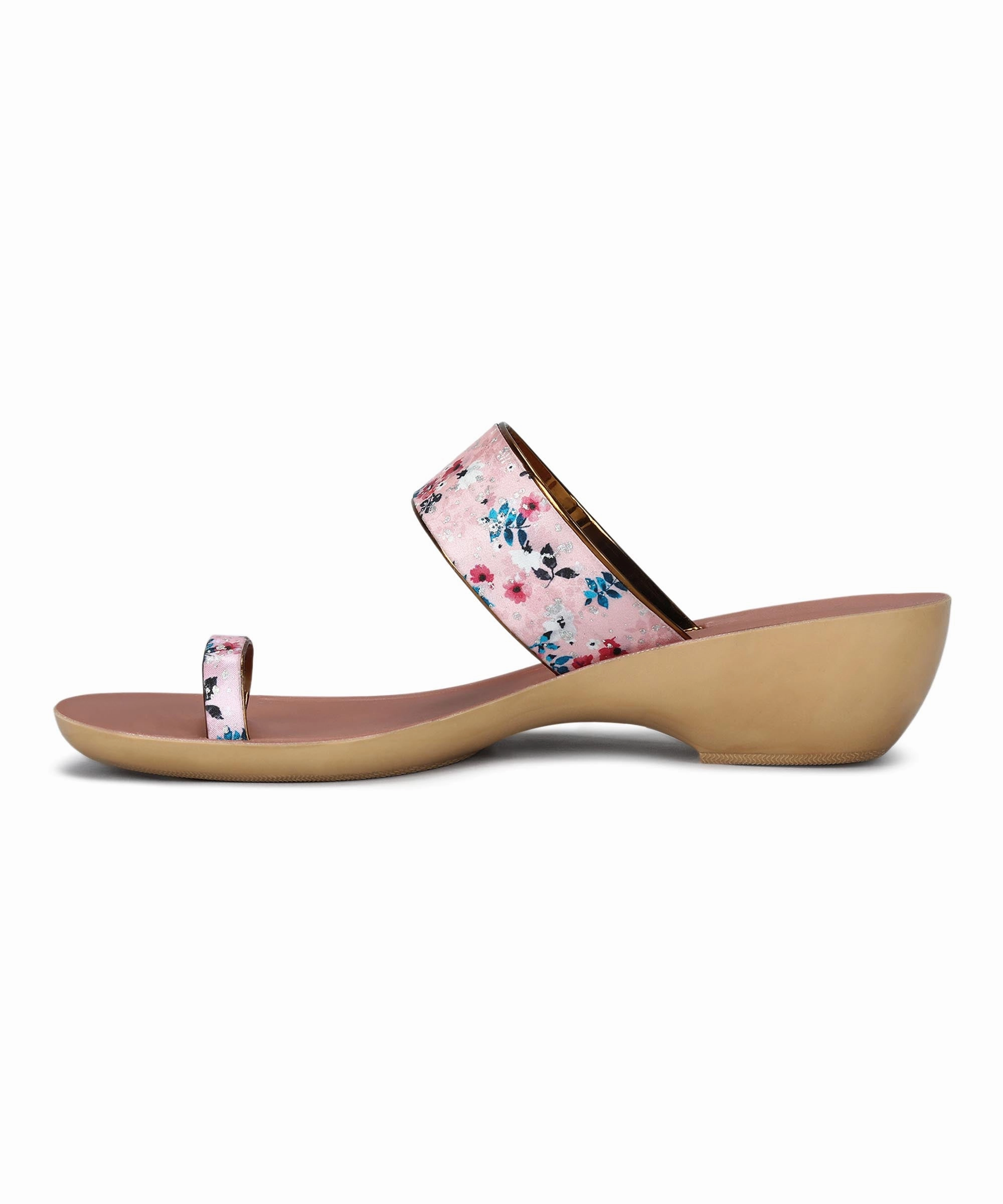 Crafted Balance Paragon Women'S Slip On Flat Peach Sandals | Durable Dailywear Sandals