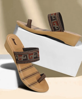Universal Fit Paragon Women'S Trendy Wedge Heel Sandals With Cushioned Sole And Sturdy Construction For Everyday Use