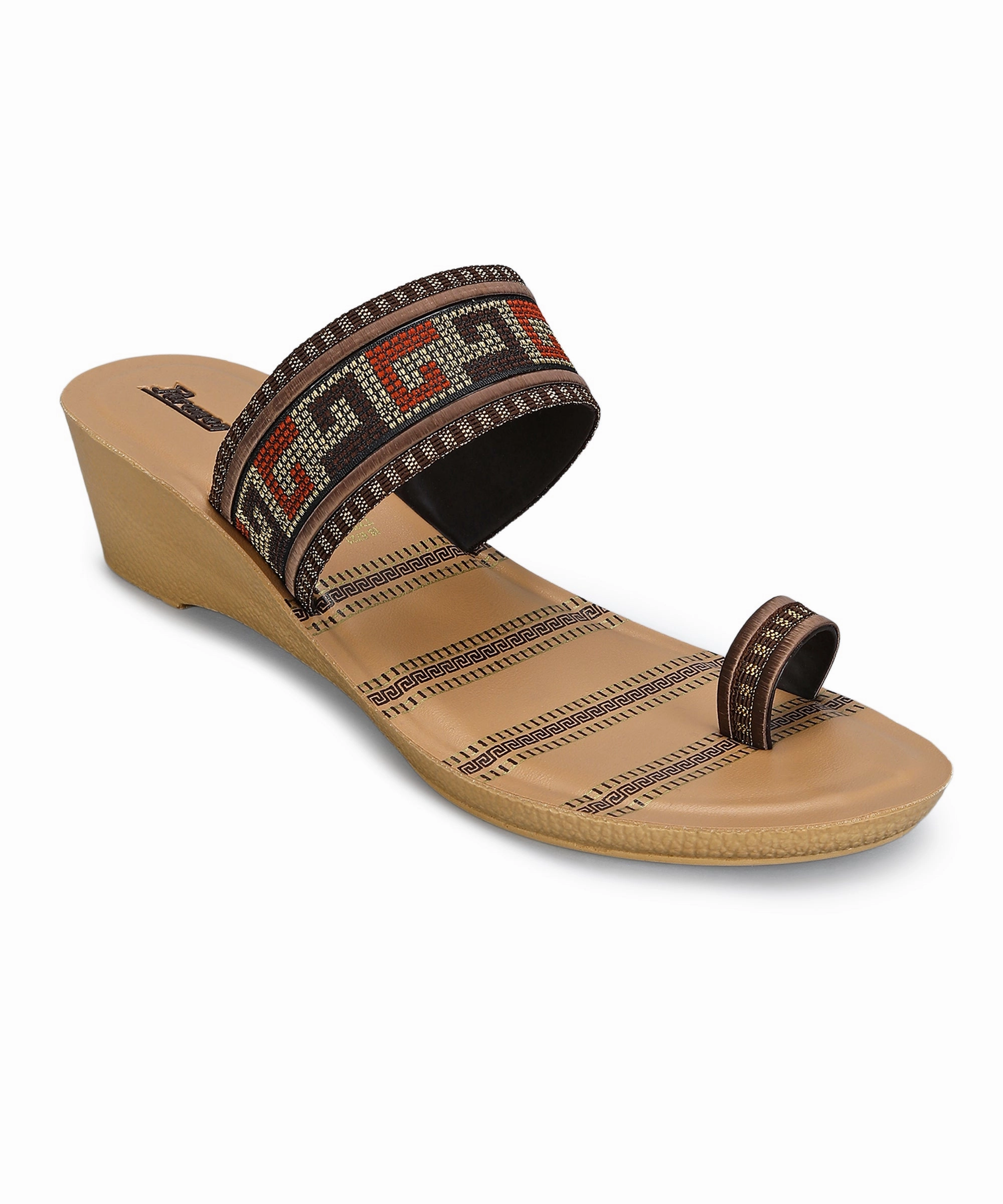 Redefining Casual Move-Easy Layers Paragon Women'S Trendy Wedge Heel Sandals With Cushioned Sole And Sturdy Construction For Everyday Use