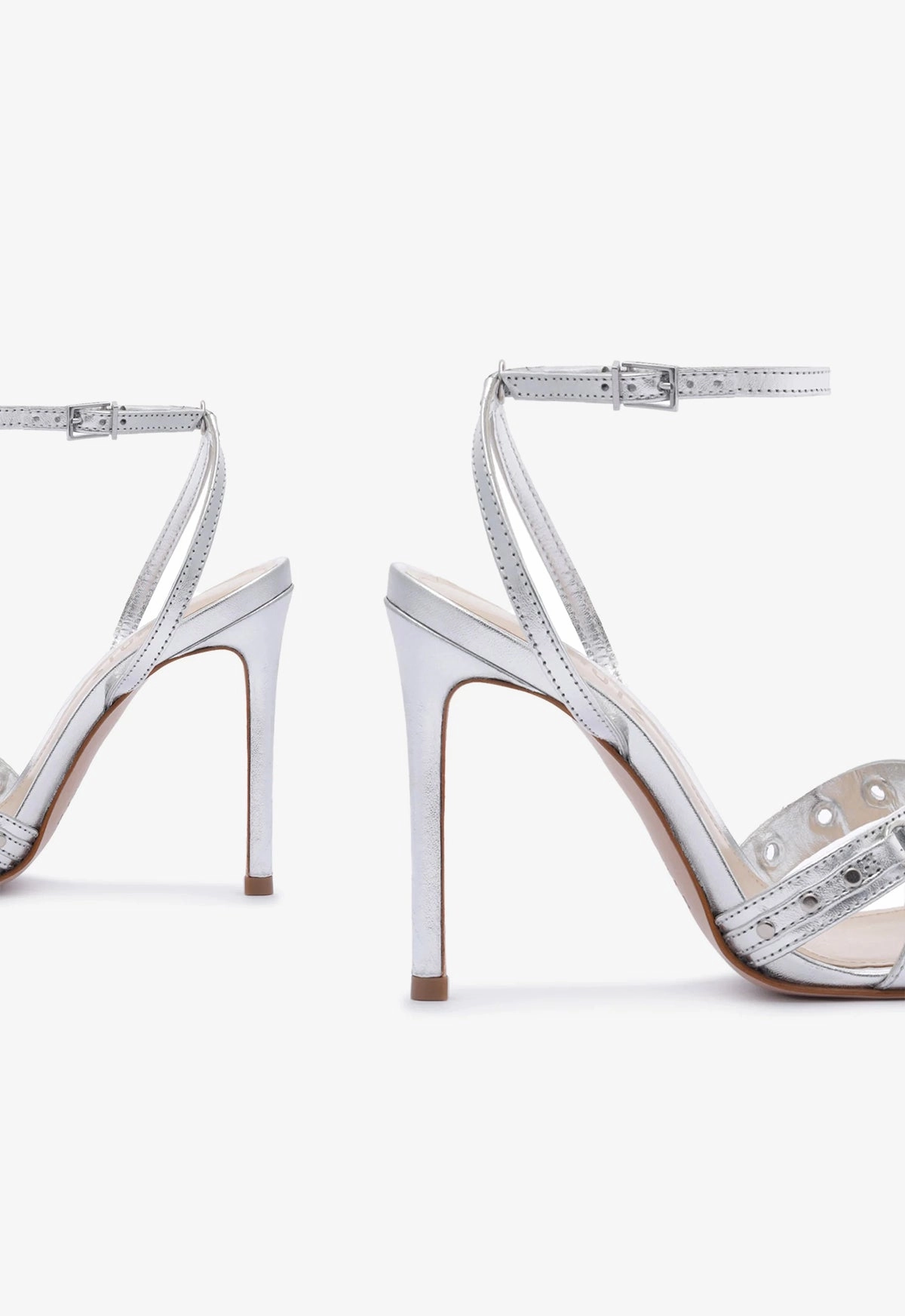 Patrizia Metallic Leather Sandal Day-Built Minimal Movement