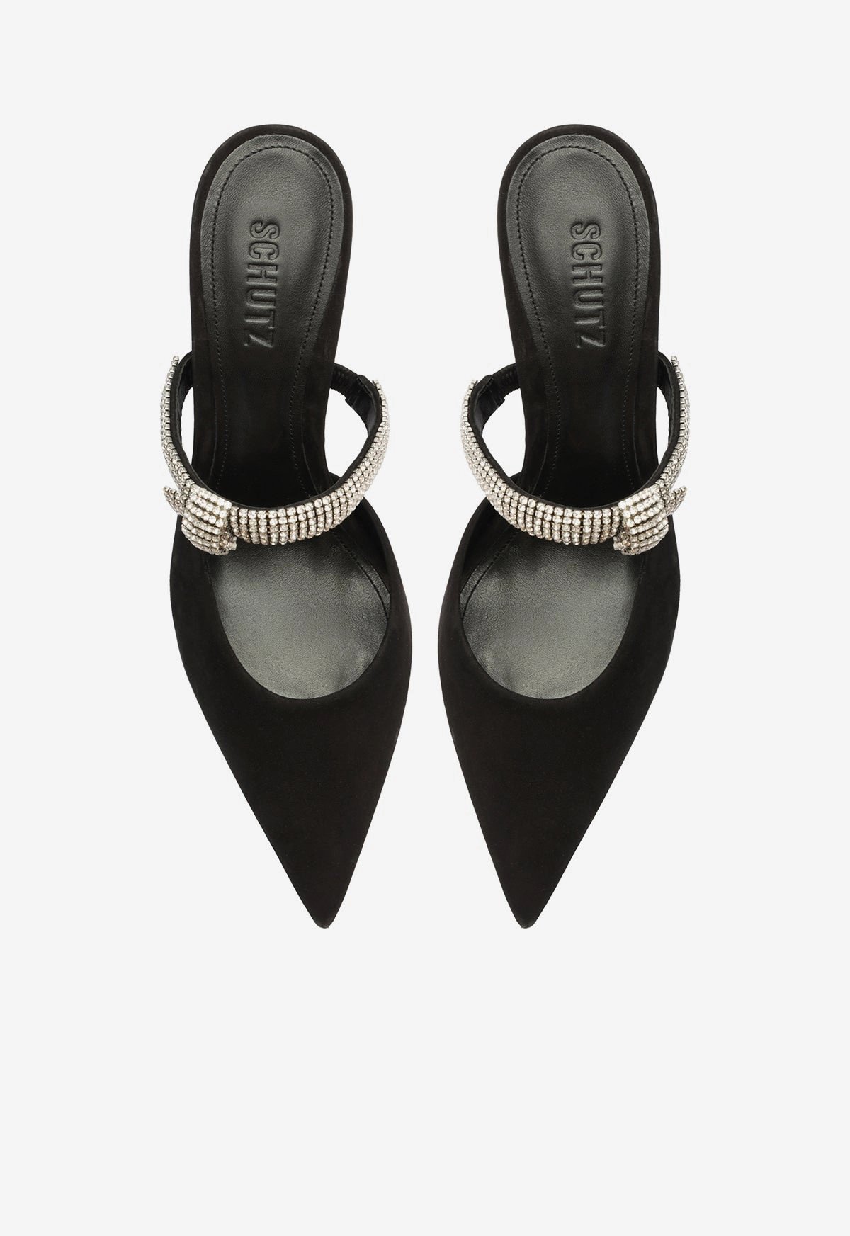 Clarity Wear Pearl Curve Mule Pump