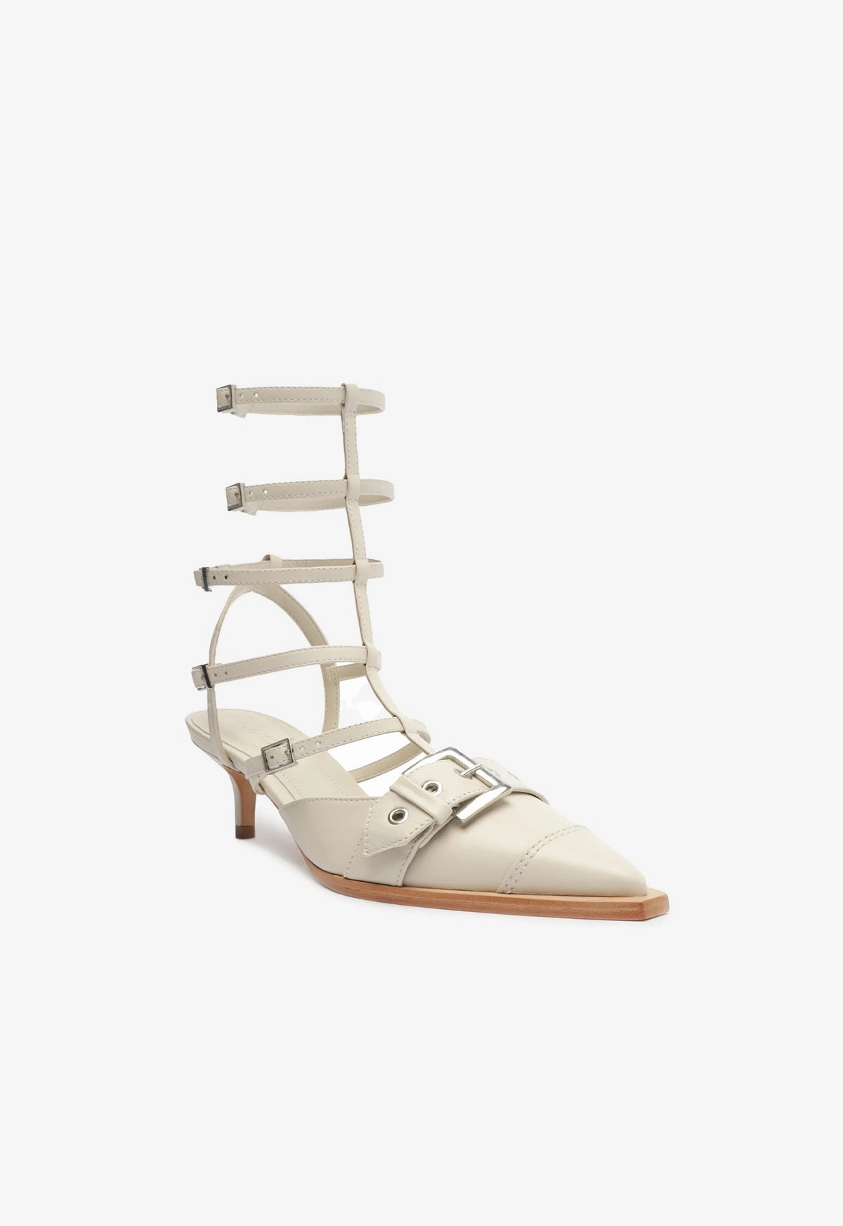 Penny Leather Pump Change-Ready Streamlined Fit