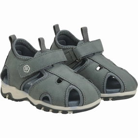 Color Kids Balsam Green Baby Sandals W. Velcro Strap Day-To-Night Fit