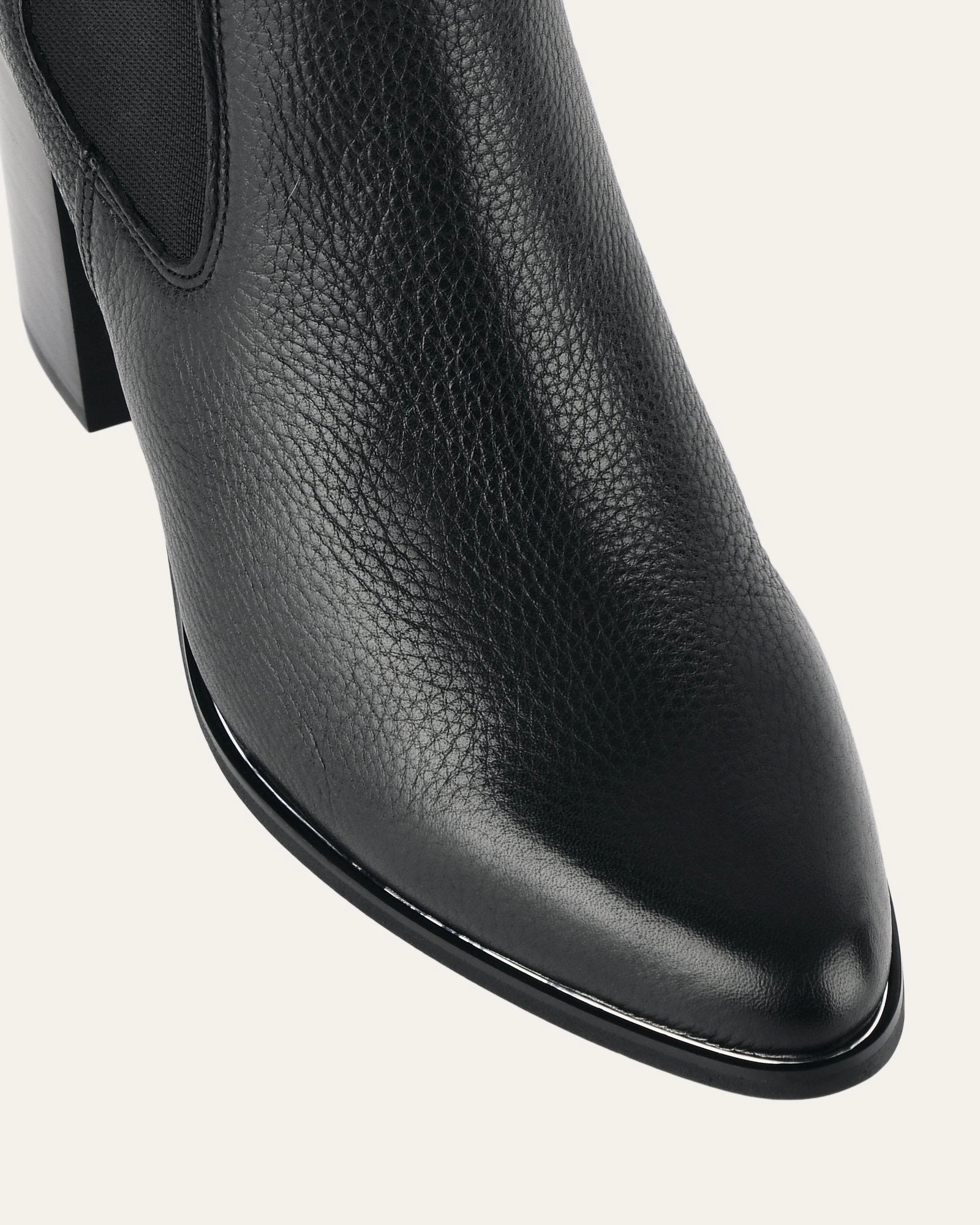 Lover High Ankle Boots Black Leather Adapted Living