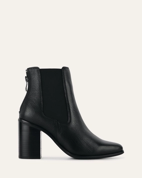Lover High Ankle Boots Black Leather Lightweight Presence Seamless Transitions