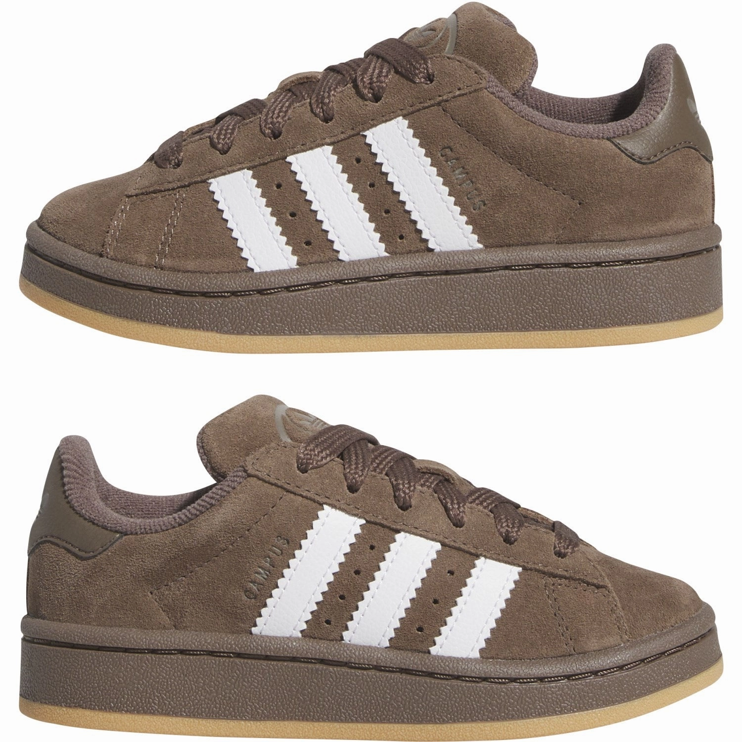 Adidas Originals Earth Strata/Ftwr White/Gum 3 Campus 00S C Sneakers Clean Movement Style To Move
