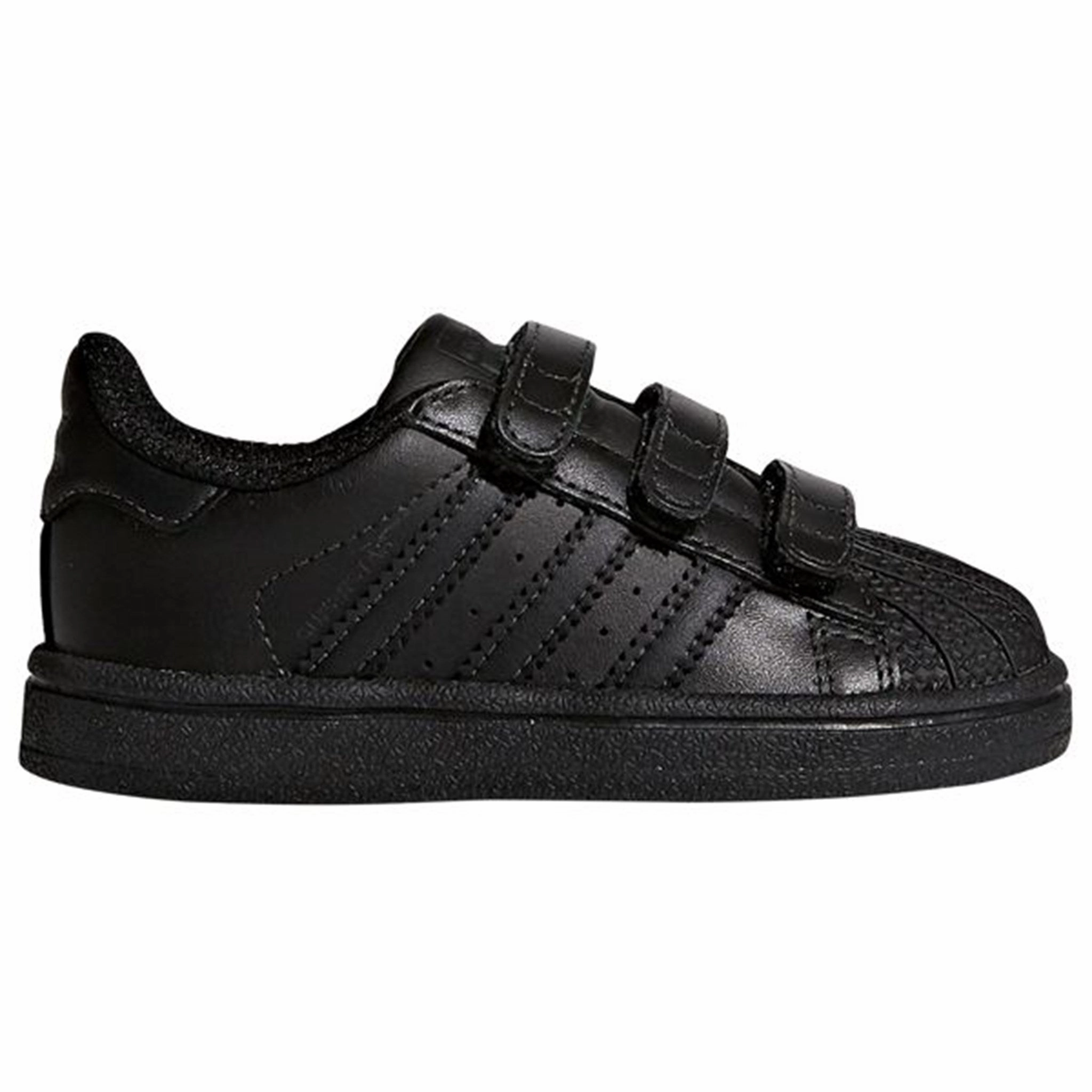 Premium Feel Adidas Superstar Sneakers Black