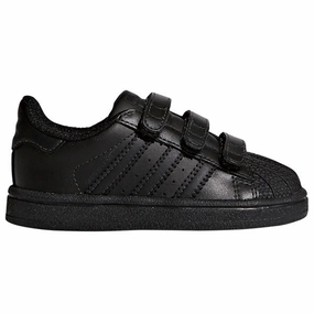 Premium Feel Adidas Superstar Sneakers Black