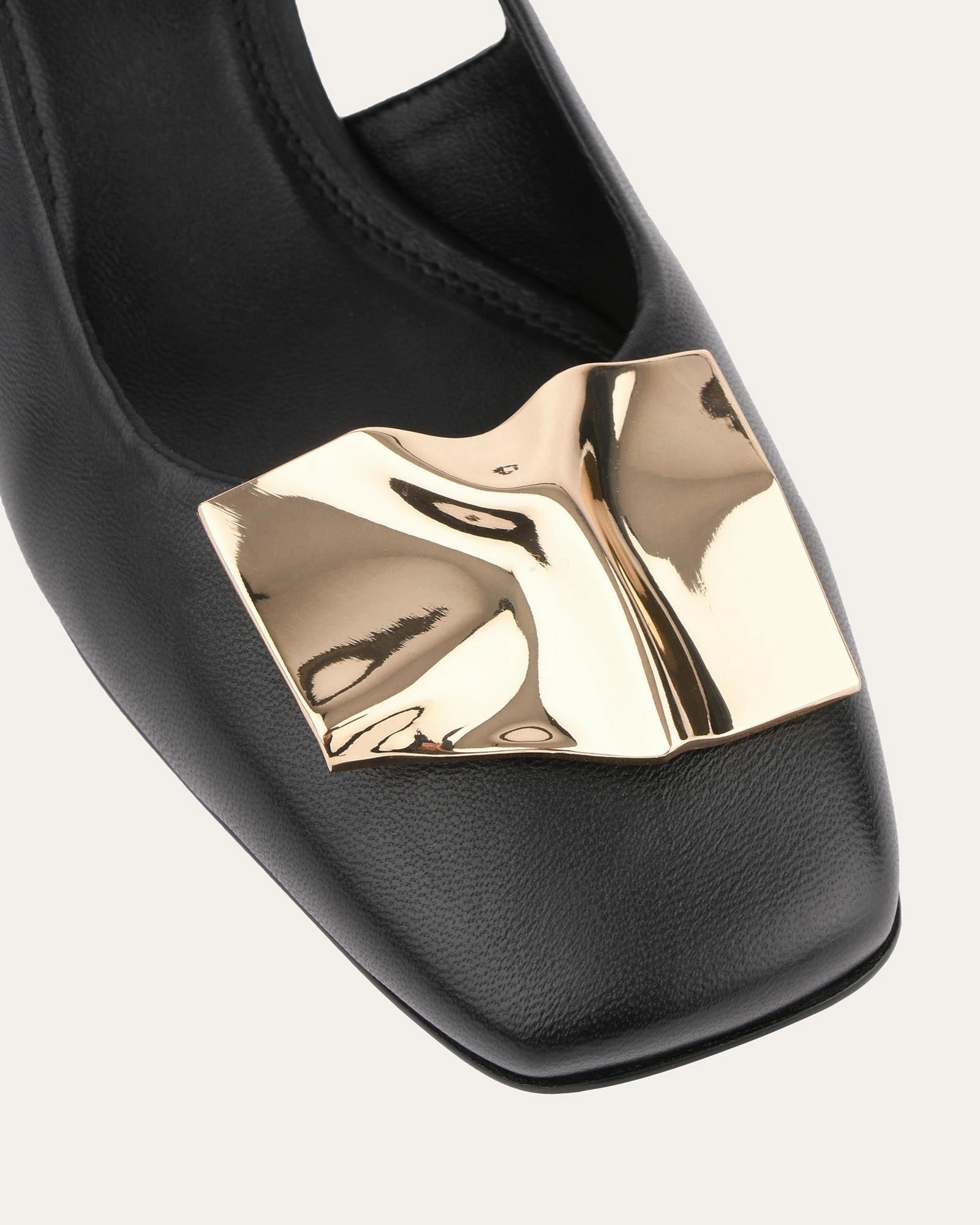 Petra Low Heels Black Leather Relaxed Refinement Refined Feel