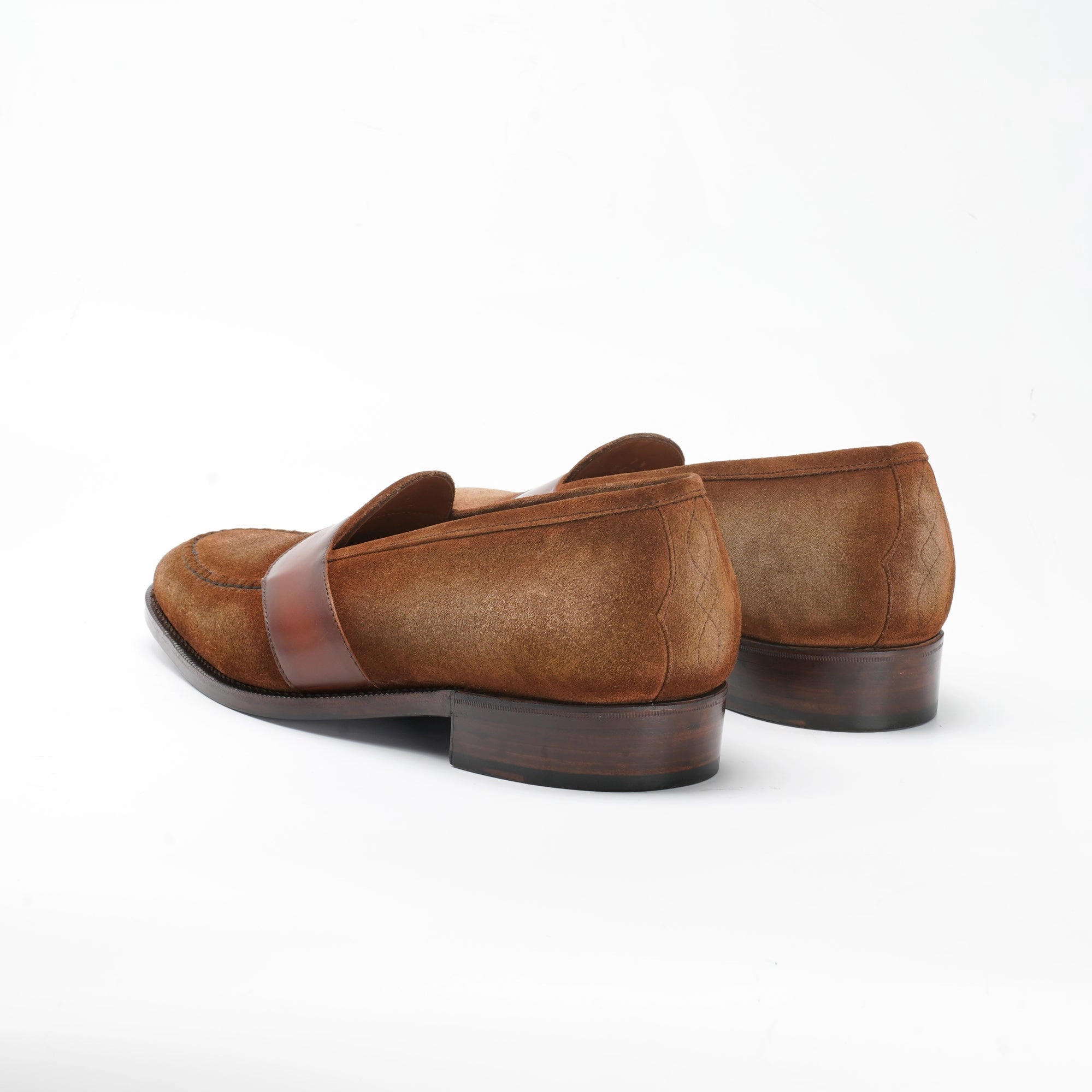 Piet Penny Loafer Mto - Chestnut & Taupe Seasonless Energy